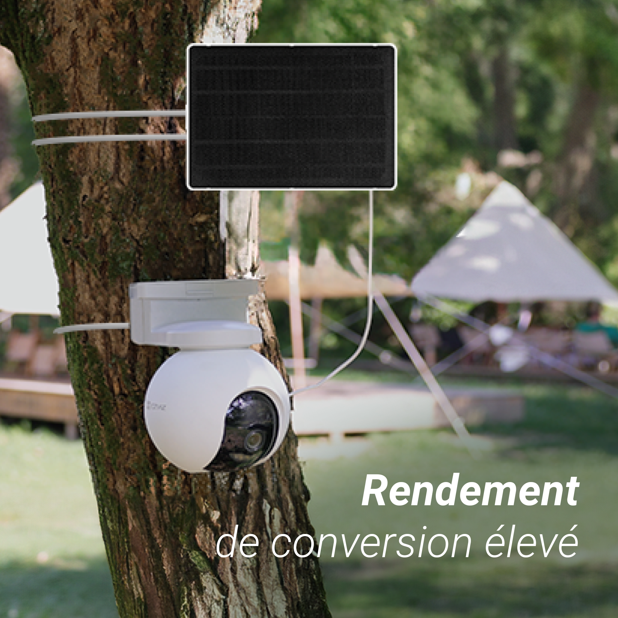 Panneau solaire 5W pour caméra Ezviz sur batterie avec port USB-C - 8