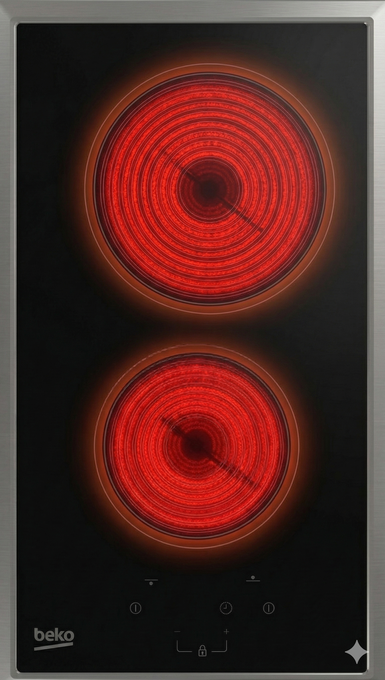 PLACA VITROCERÁMICA 2 ZONAS BEKO HDMC32400TX  - 2