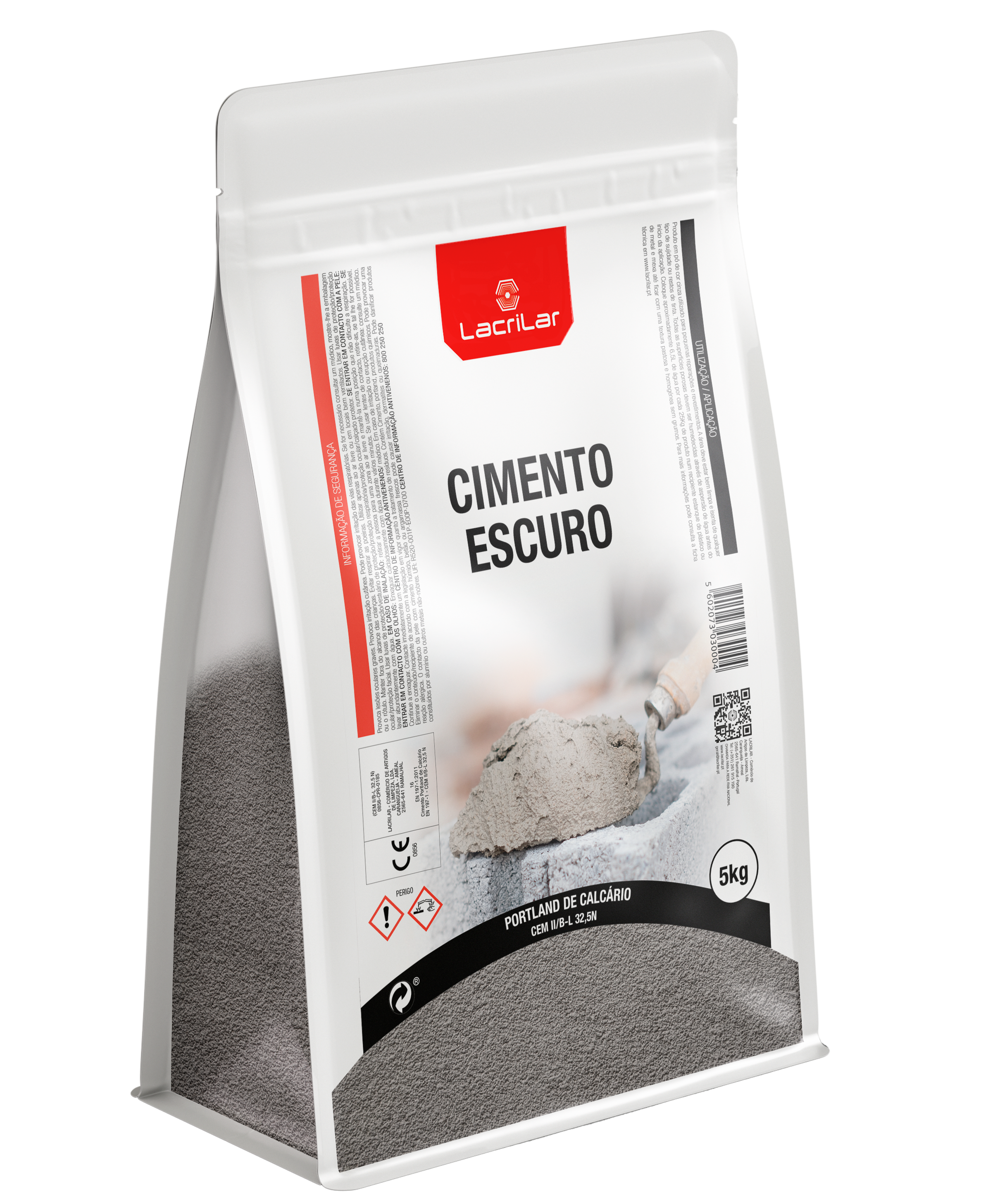 Cimento escuro LACRILAR 5KG - 2