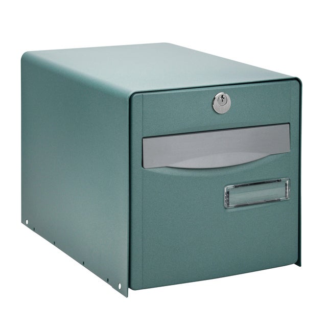 Boîte aux lettres normalisée 1 porte verte - DECAYEUX Iceberg