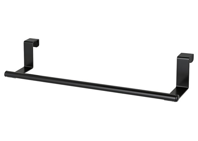 Toallero barra lateral Eco 38 cm negro
