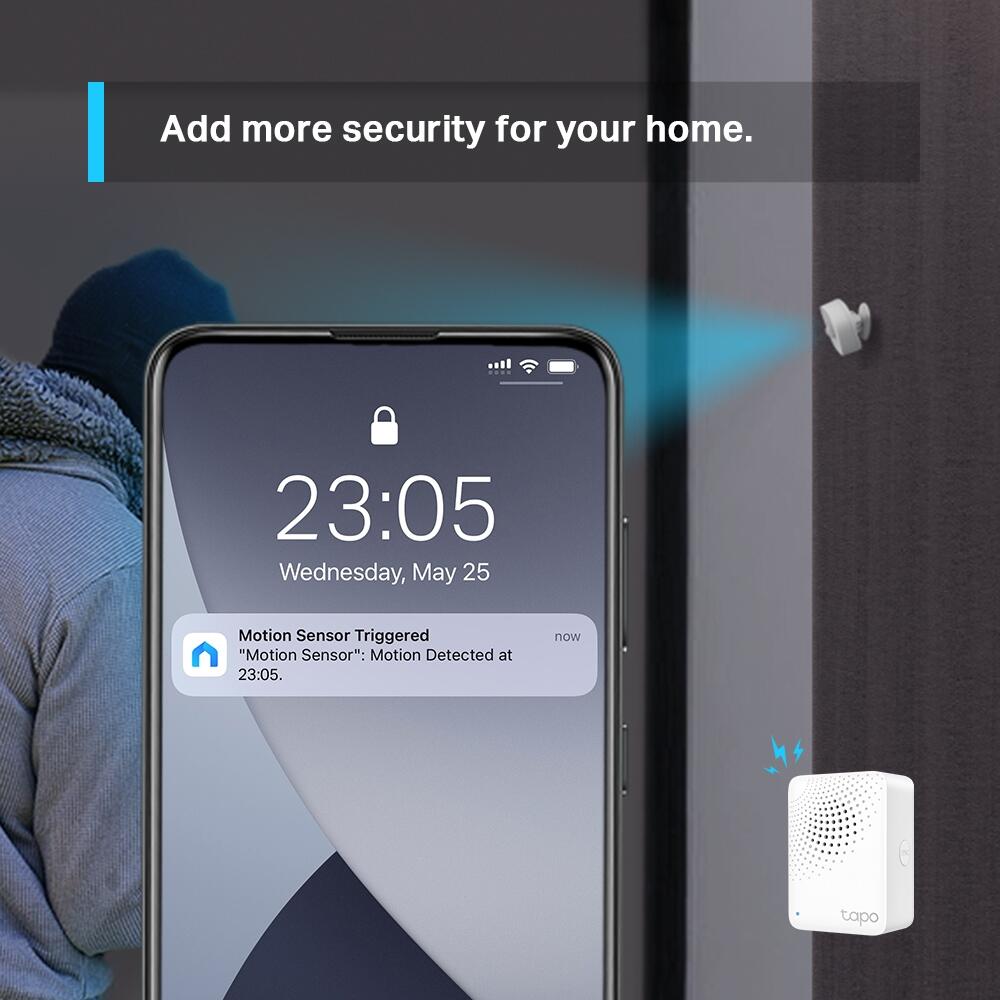 Détecteur de mouvement intérieure pour alarme / éclairage, TP-LINK blanc - 2