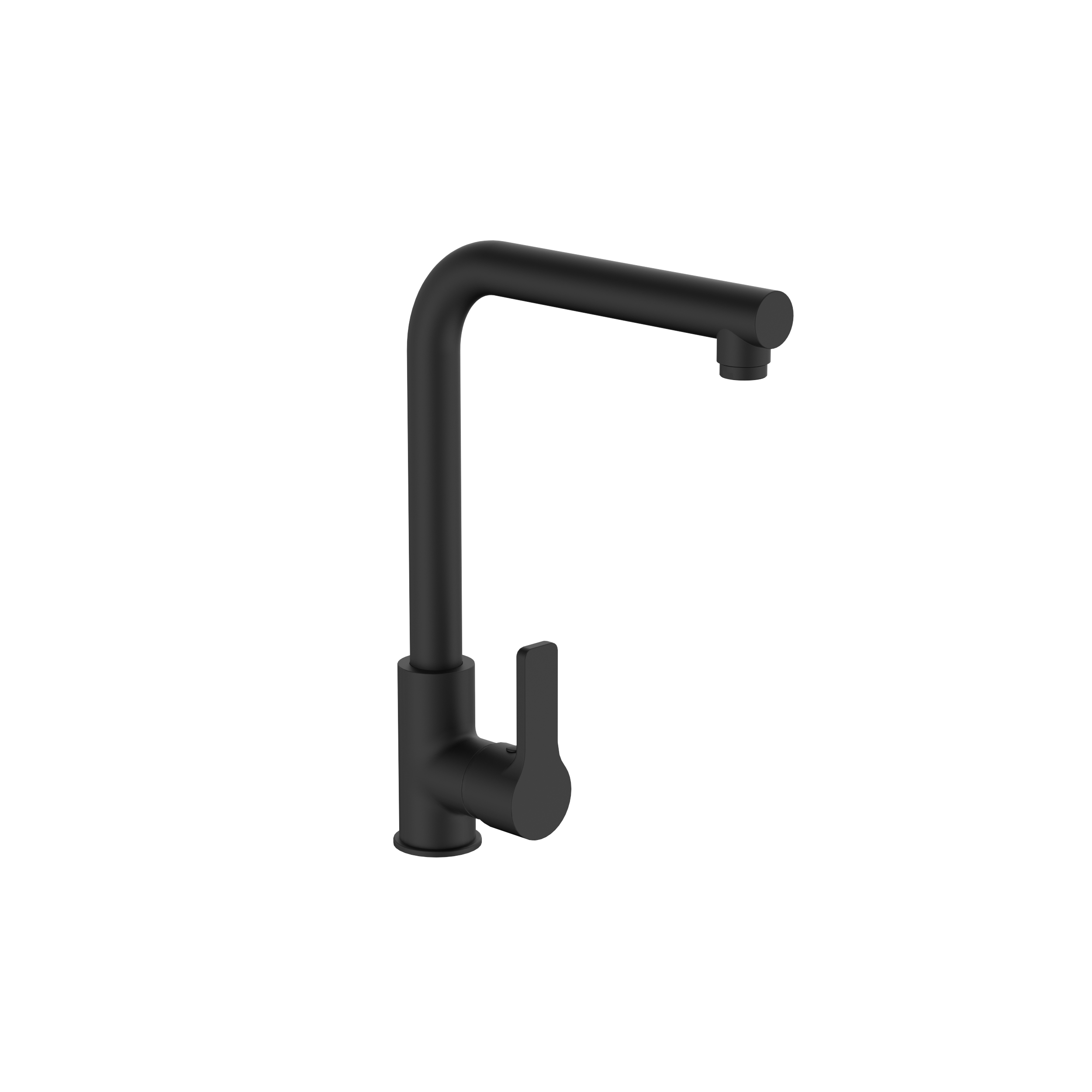 Mitigeur cuisine bec haut - Noir mat - Design - 2