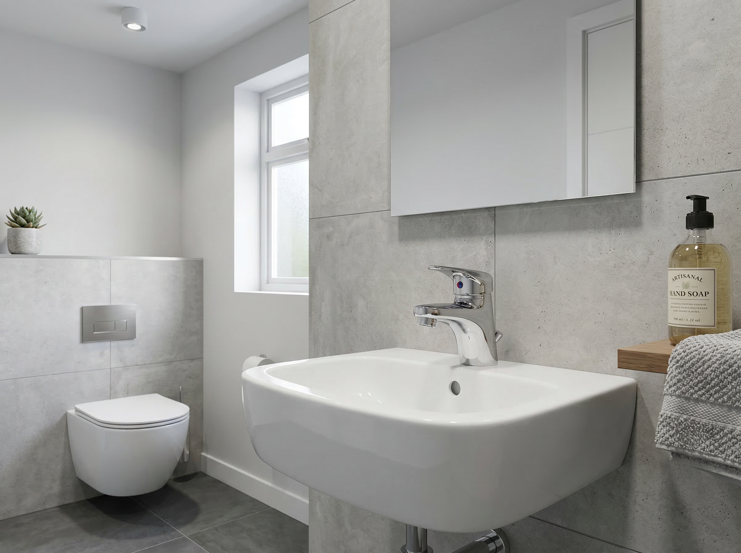 Mitigeur de lavabo bec bas chromé KRAMER - Kondor - 2