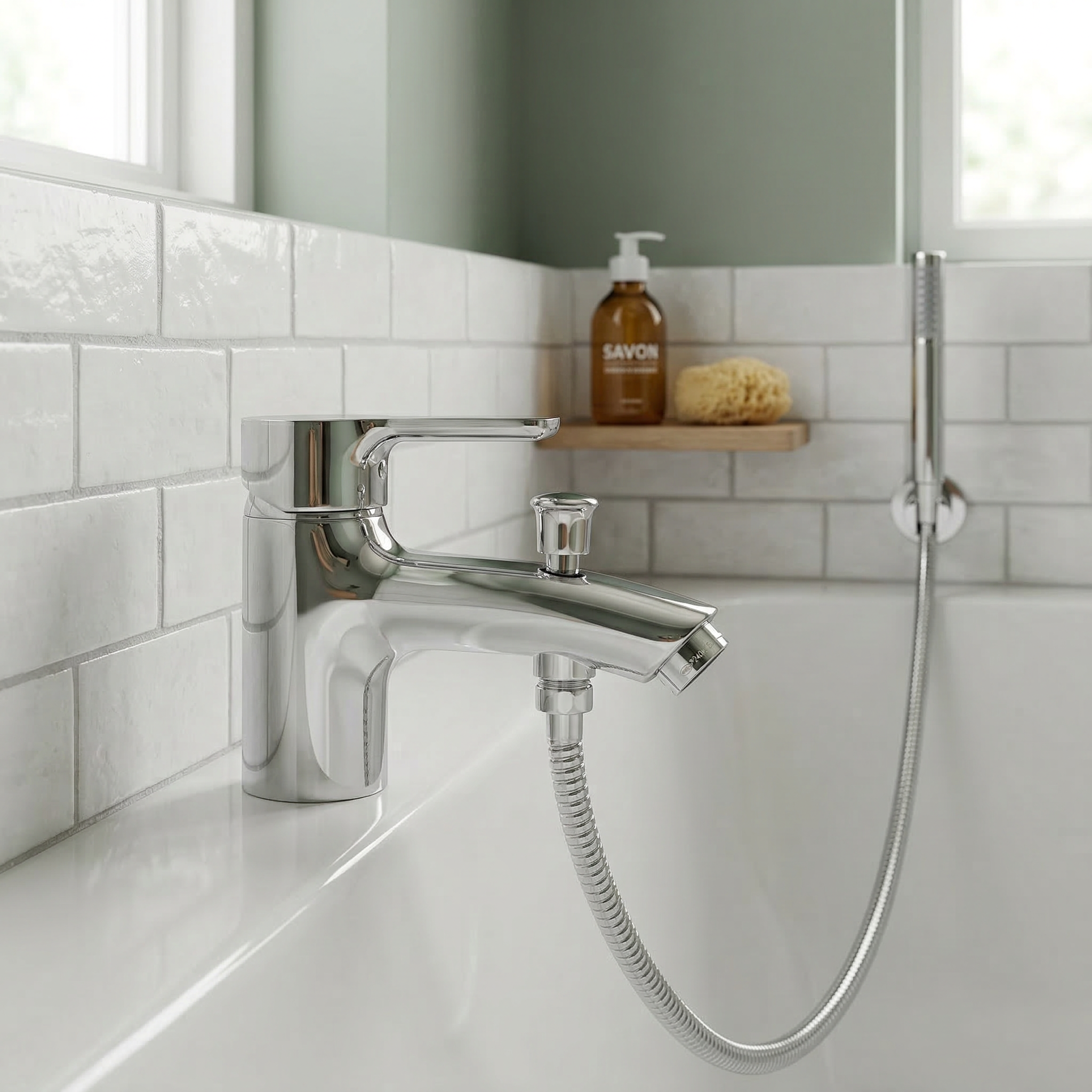 Mitigeur de bain monotrou chromé - Goodlife - 2