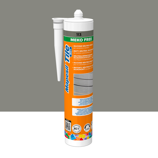 Silikon Mapesil Tile Matt szary 113 300 ml