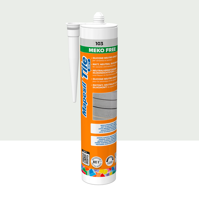 Silikon Mapesil Tile Matt Księżycowa biel 103 300 ml