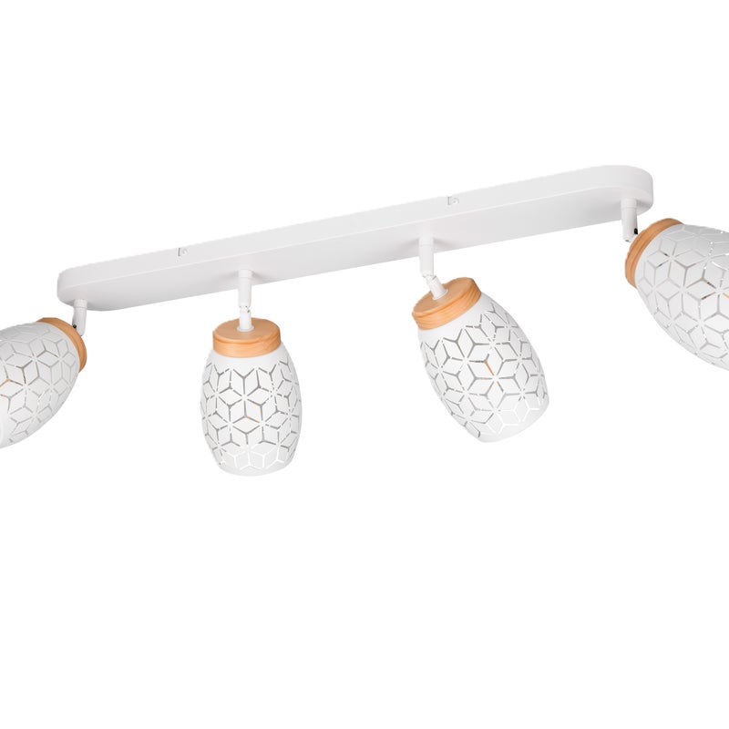 Listwa reflektorowa Bidar 4xE14 10 W biała Trio Lighting Inter