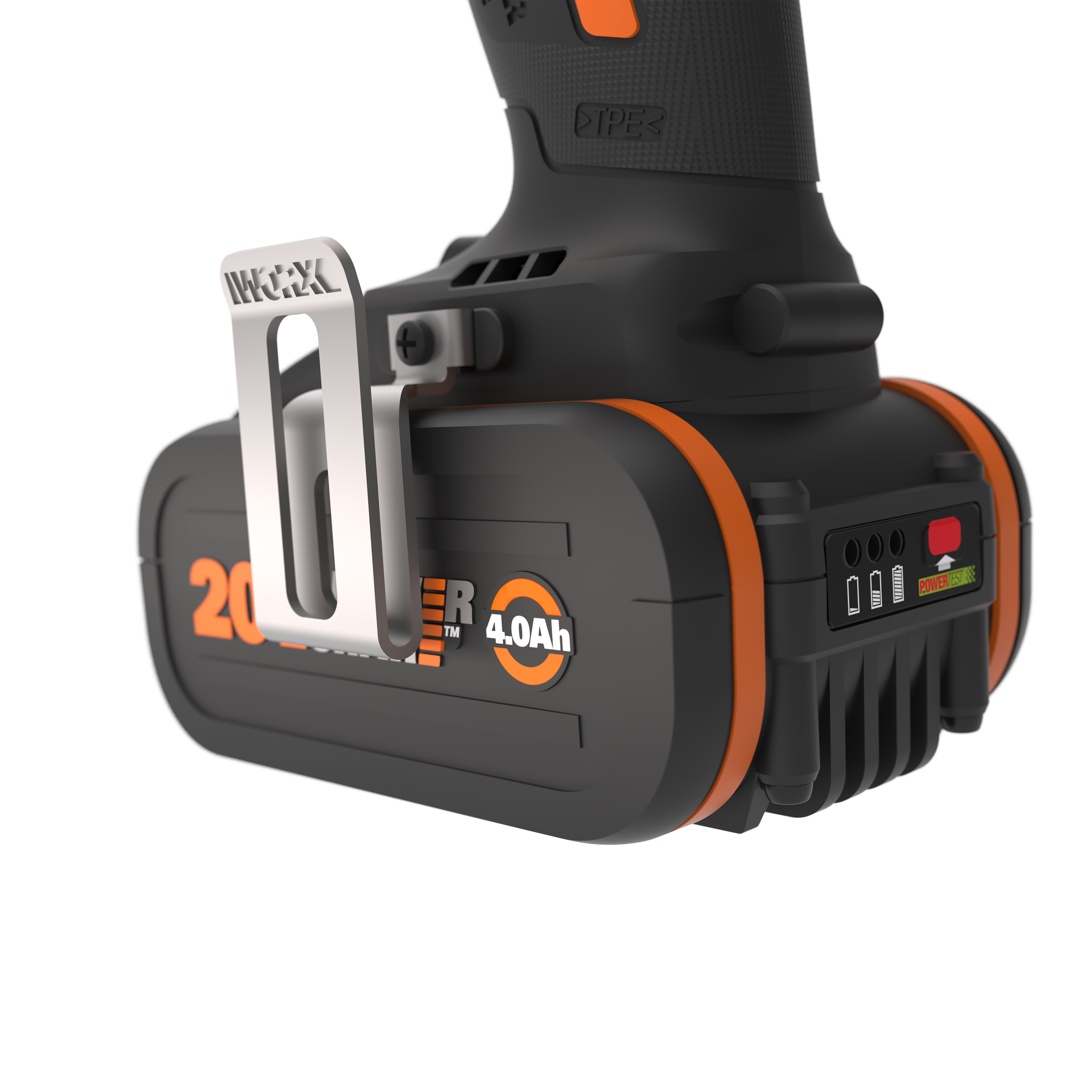 Wiertarko-wkrętarka akumulatorowa udarowa 20V 2x4Ah Nitro WX352.1 Worx - 7