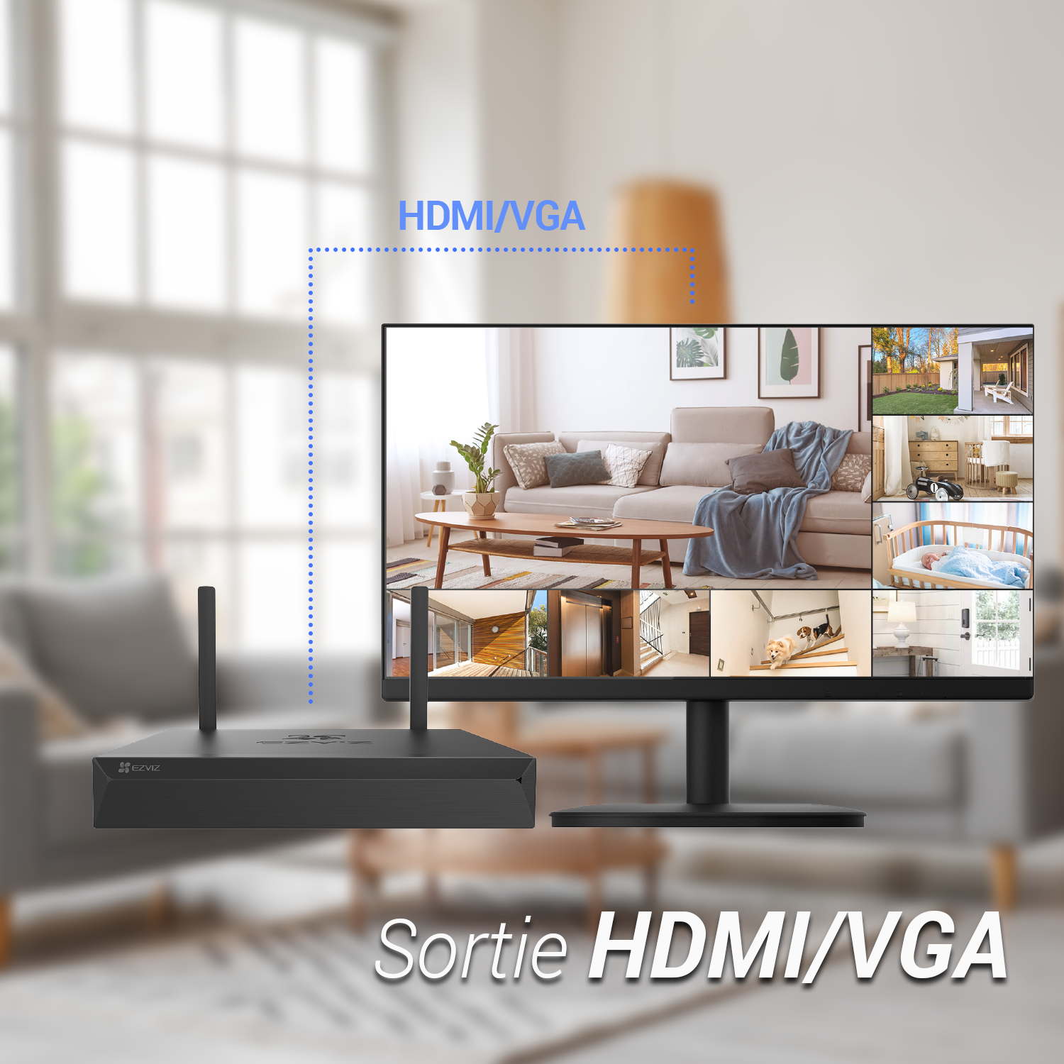Enregistreur vidéo Wi-Fi, Ezviz - 4