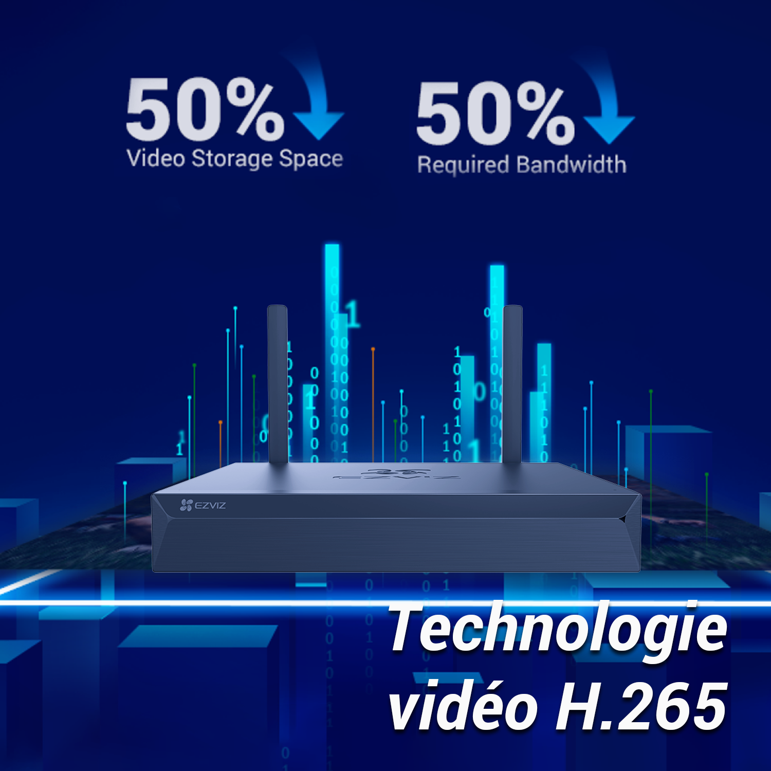 Enregistreur vidéo Wi-Fi, Ezviz - 7