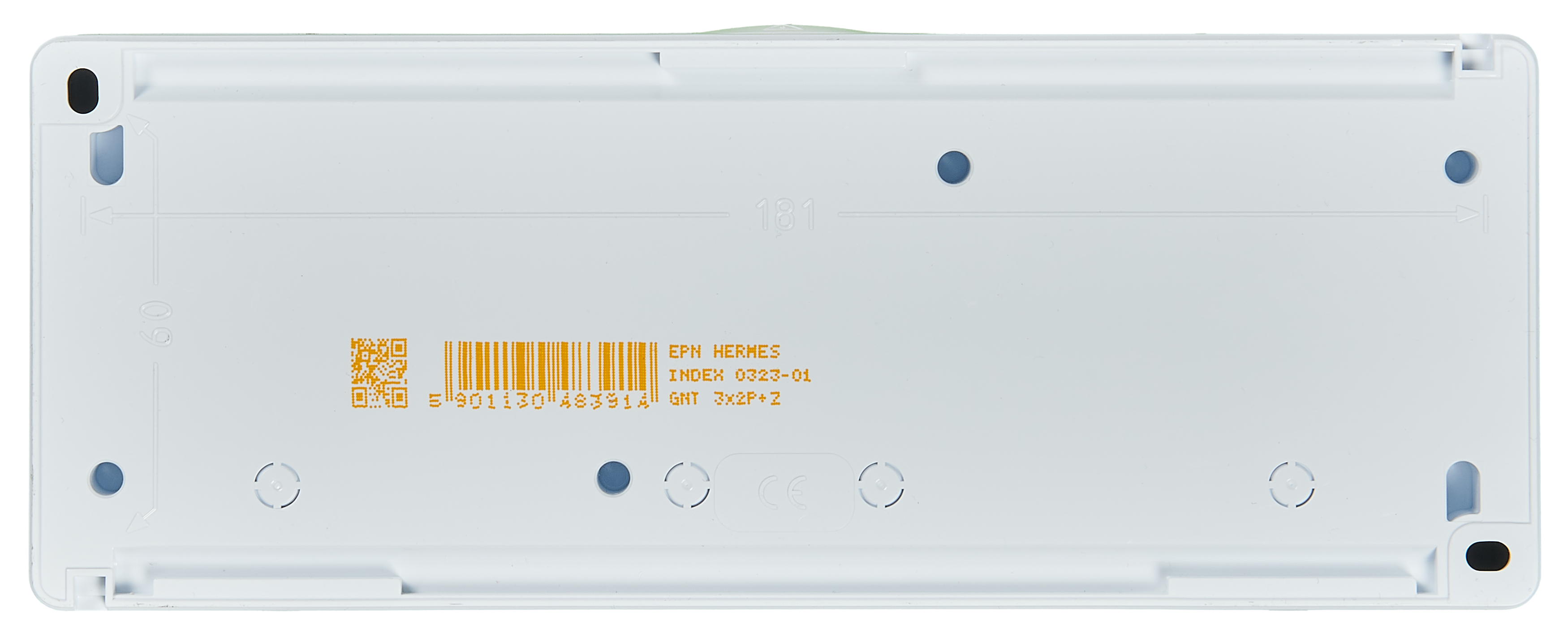 Gniazdo potrójne IP44 HERMES Biały ELEKTRO-PLAST - 4