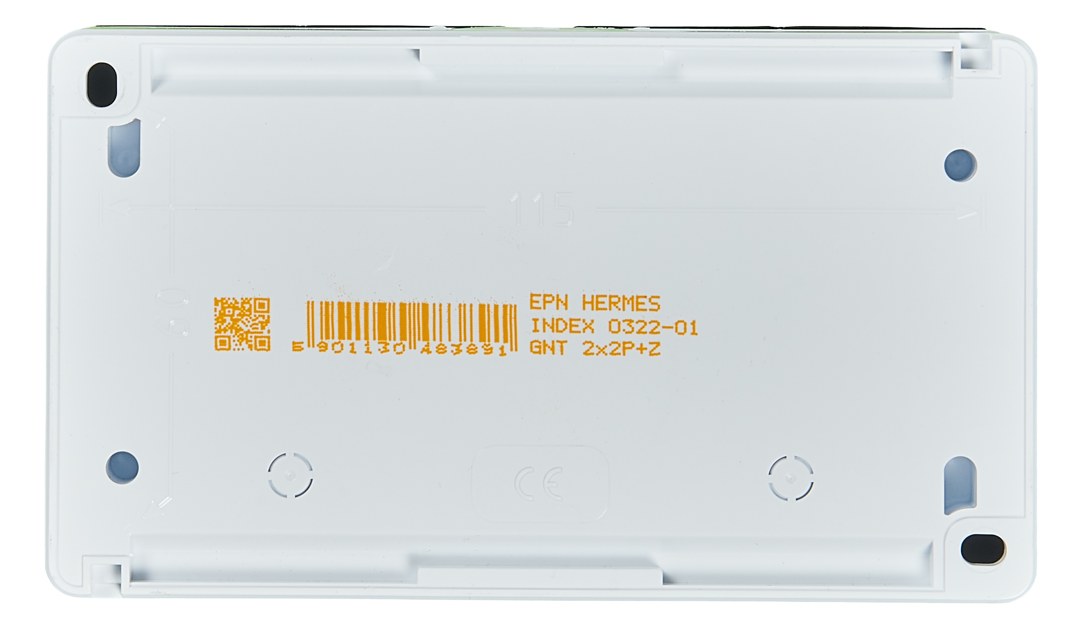 Gniazdo podwójne IP44 HERMES Biały ELEKTRO-PLAST - 3