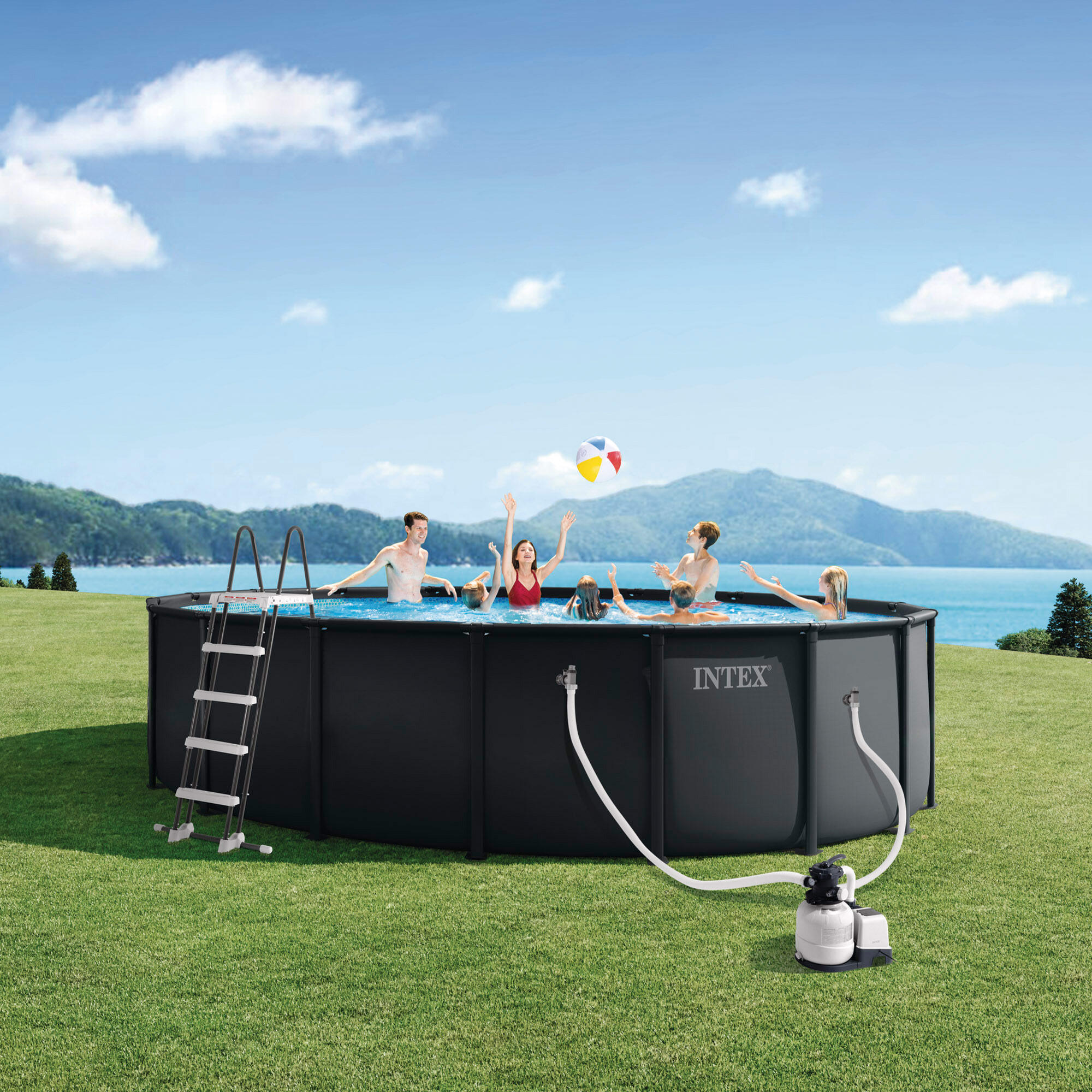 Piscina tubular redonda d488x122 cm Intex Ultra XTR - 4