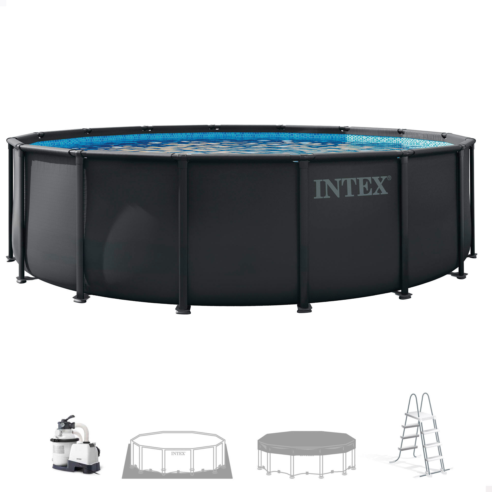 Piscina tubular redonda d488x122 cm Intex Ultra XTR - 2