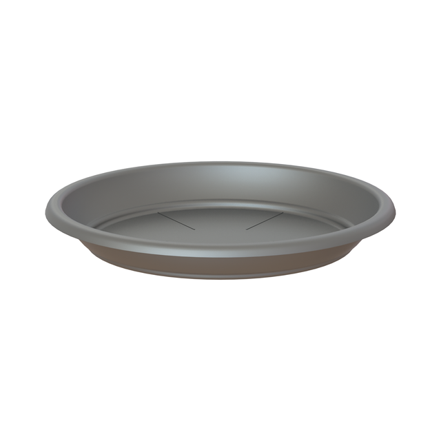 Plato para maceta y jardinera polipropileno negro x cm