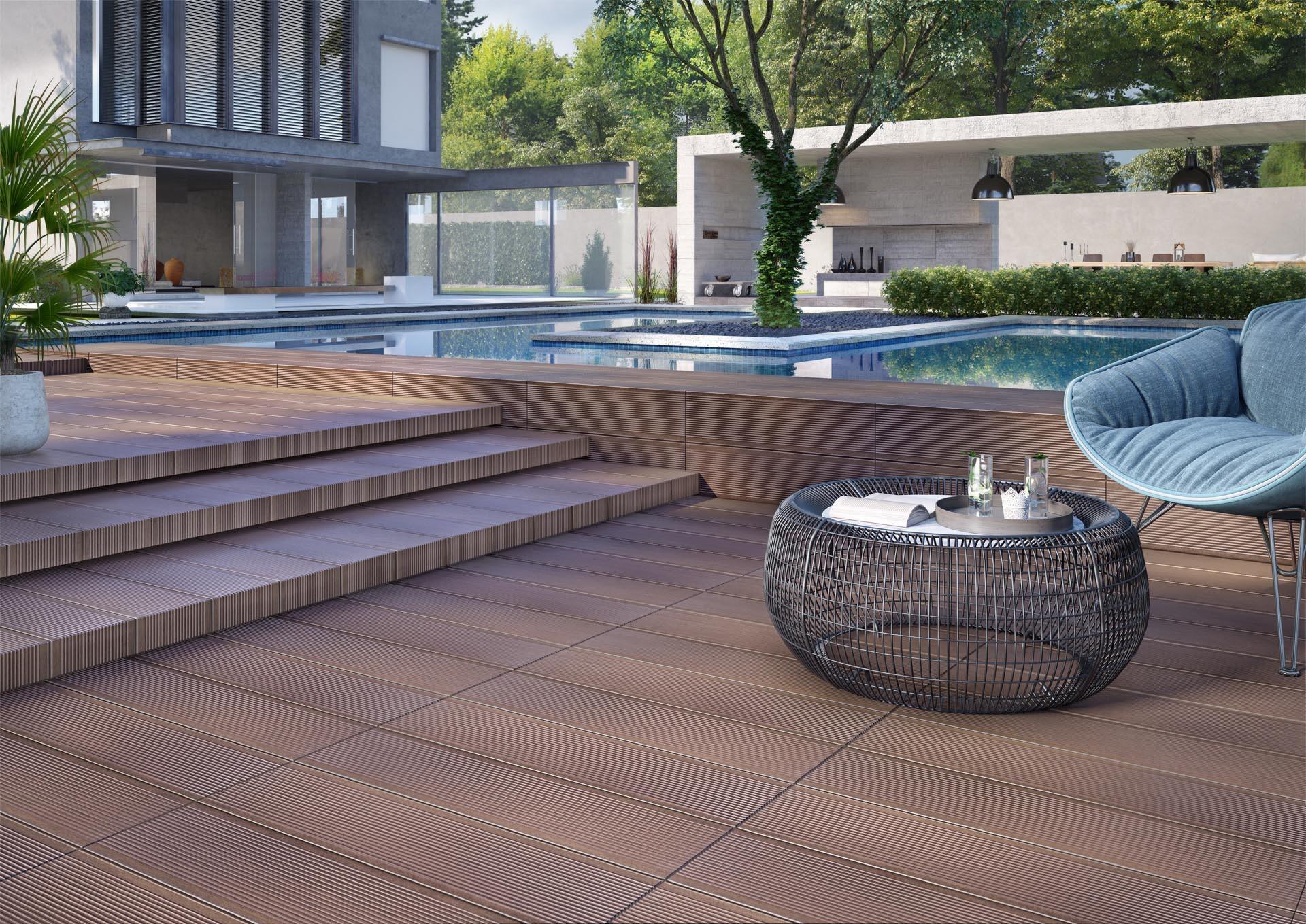 Pavimento cerâmico castanho 30x60 cm Gresco Robust - 3