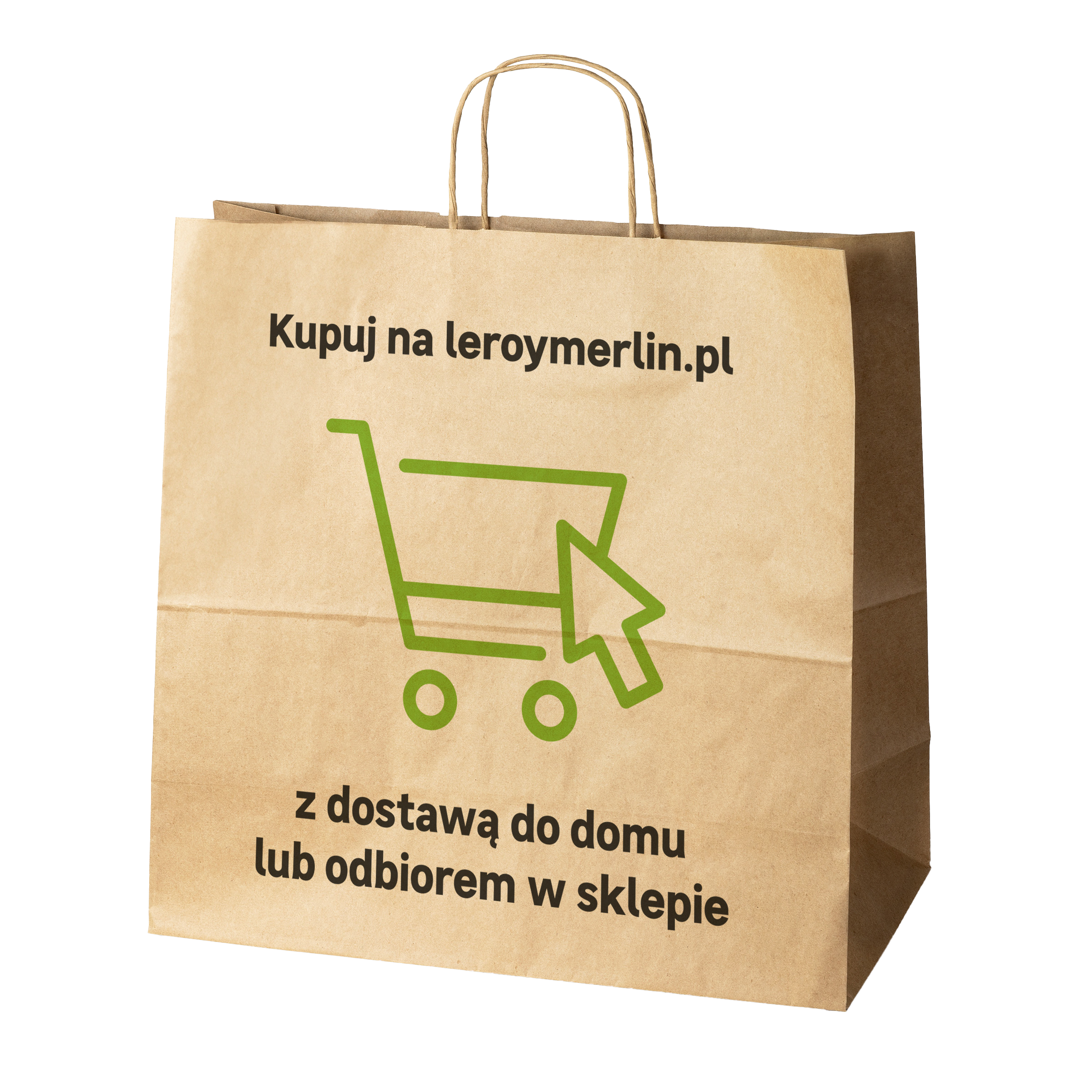 Torba na zakupy papierowa ekologiczna 40x18x39 cm - 2