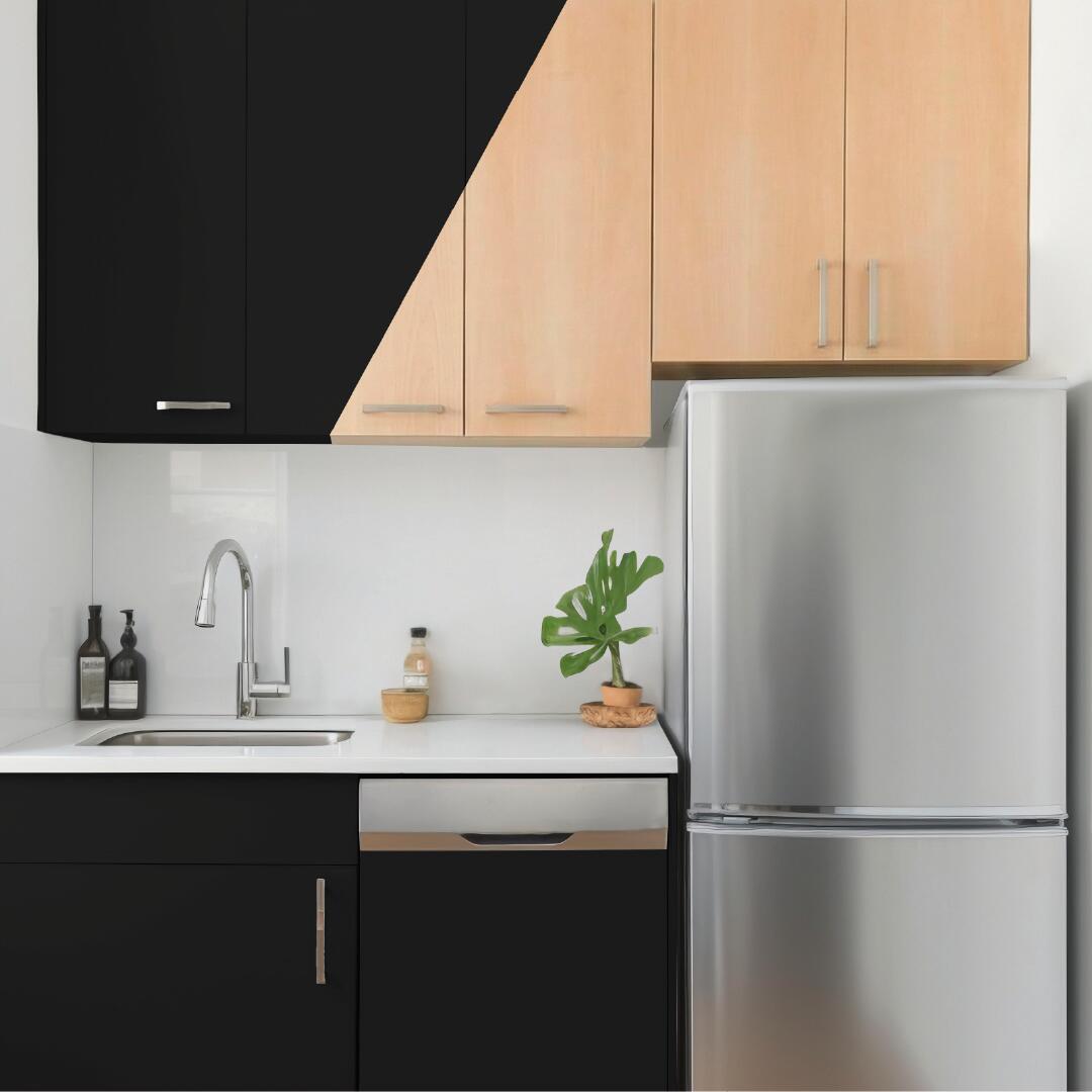 Pintura de interior cocinas y baños LA PAJARITA color negro satinado 750ml para muebles, mobiliario y carpintería - 3