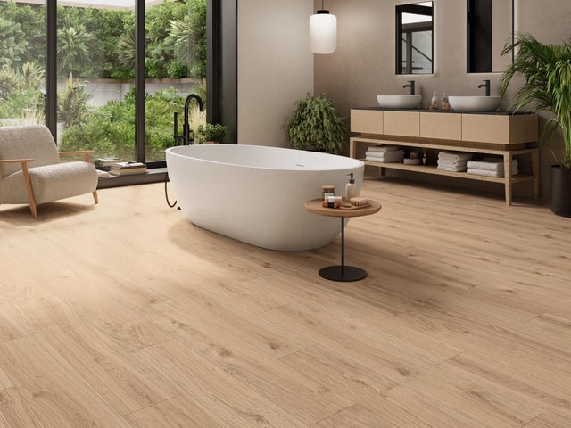 SUELO PORCELANICO 20X120CM ALAMO ROBLE