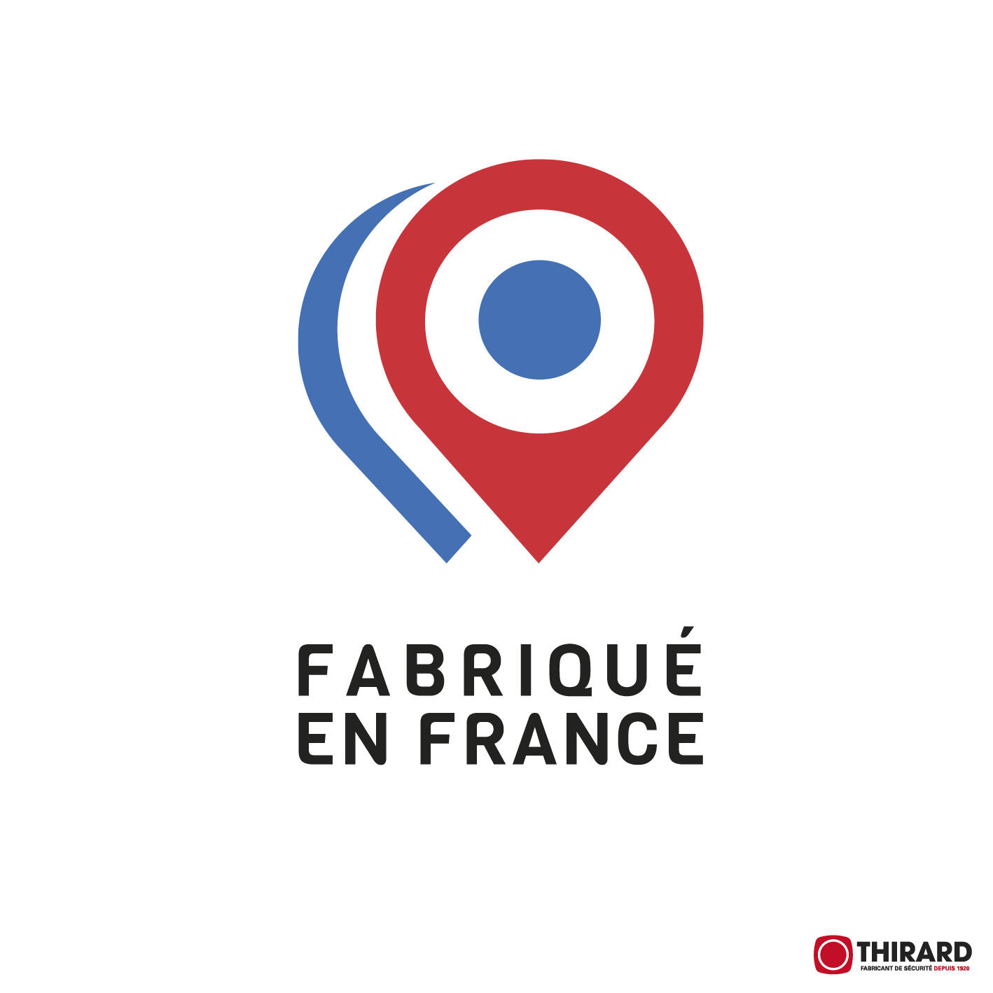 Verrou bouton / cylindre THIRARD Transit 2, L.45 mm ent.fix. 38  l.60 x h.90 mm - 10