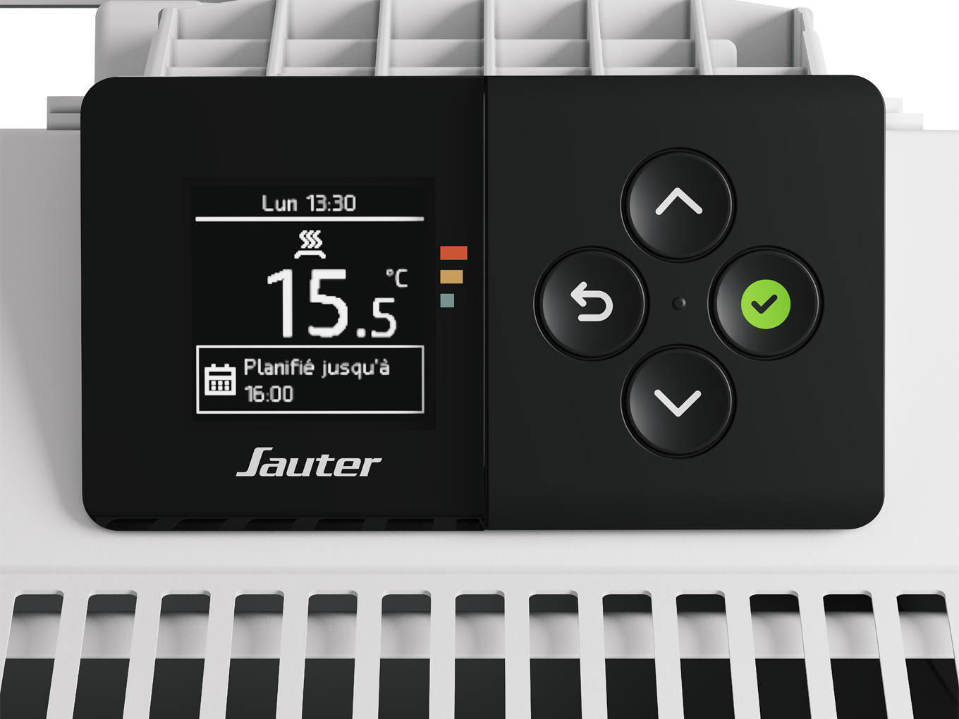 Radiateur électrique connecté à inertie sèche Kaminari 1000W SAUTER blanc - 3