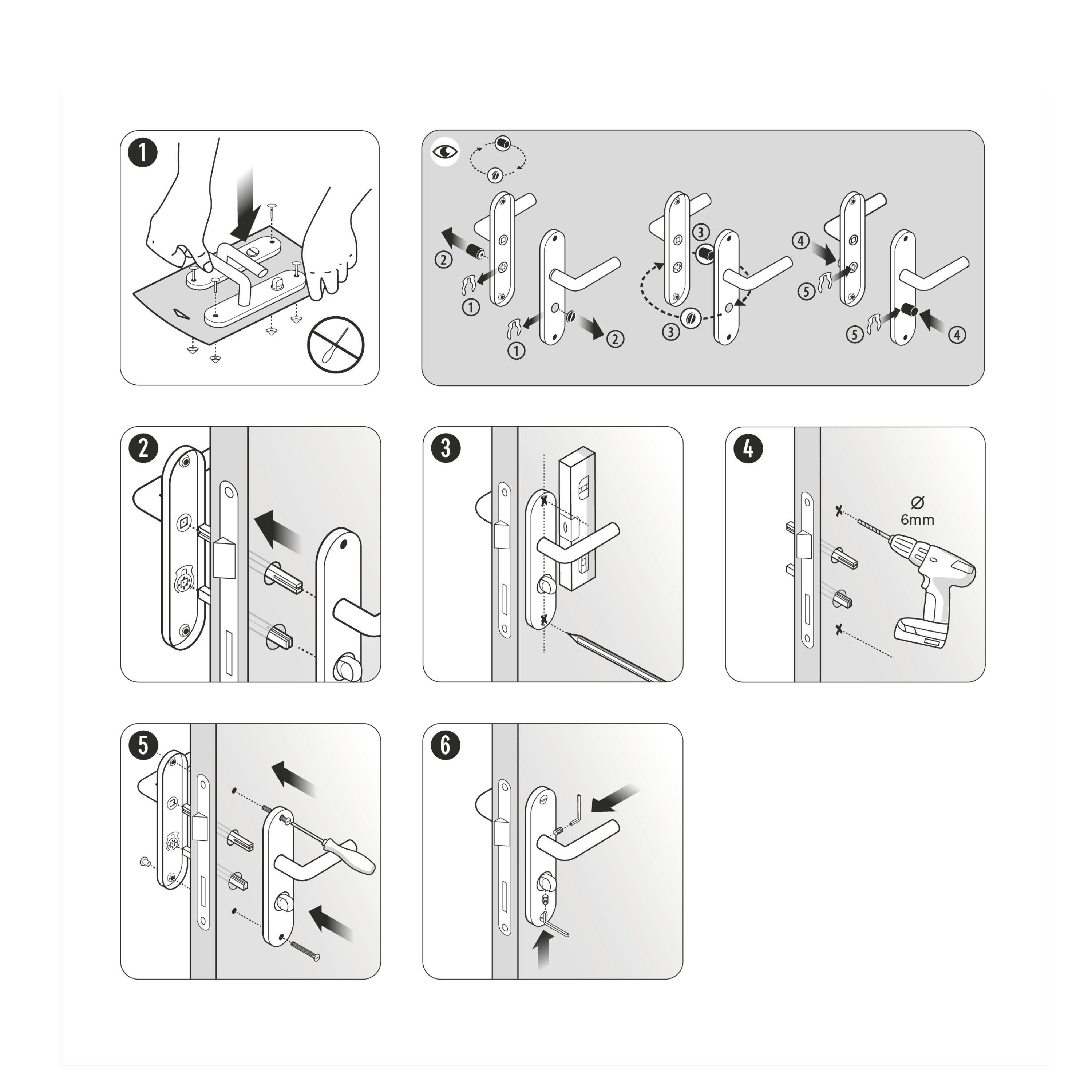 installer une poignee sur plaque inspire - 1