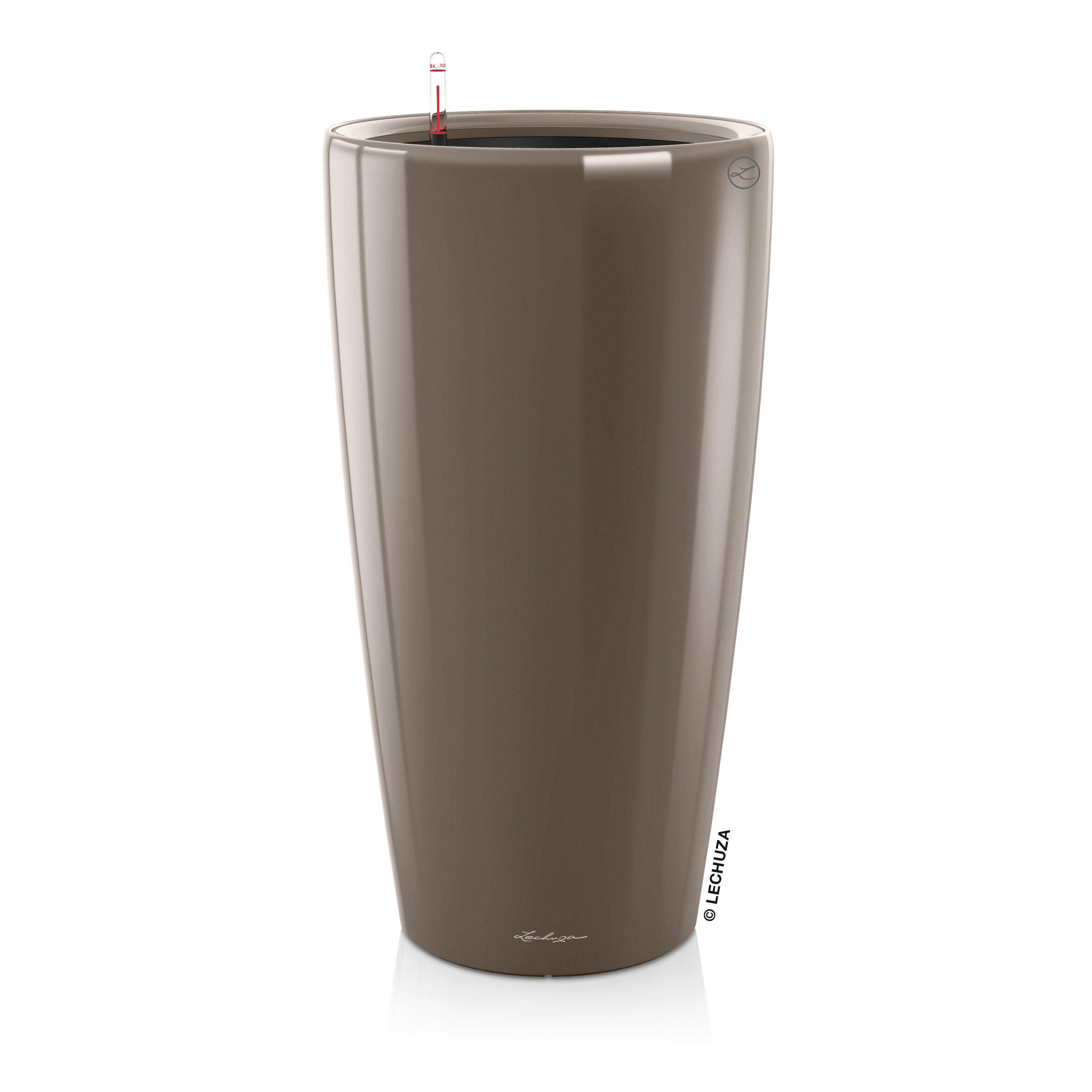 Vaso autoirrigante Rondo Premium LECHUZA in polipropilene tortora H 56 x ø 32 cm - 5