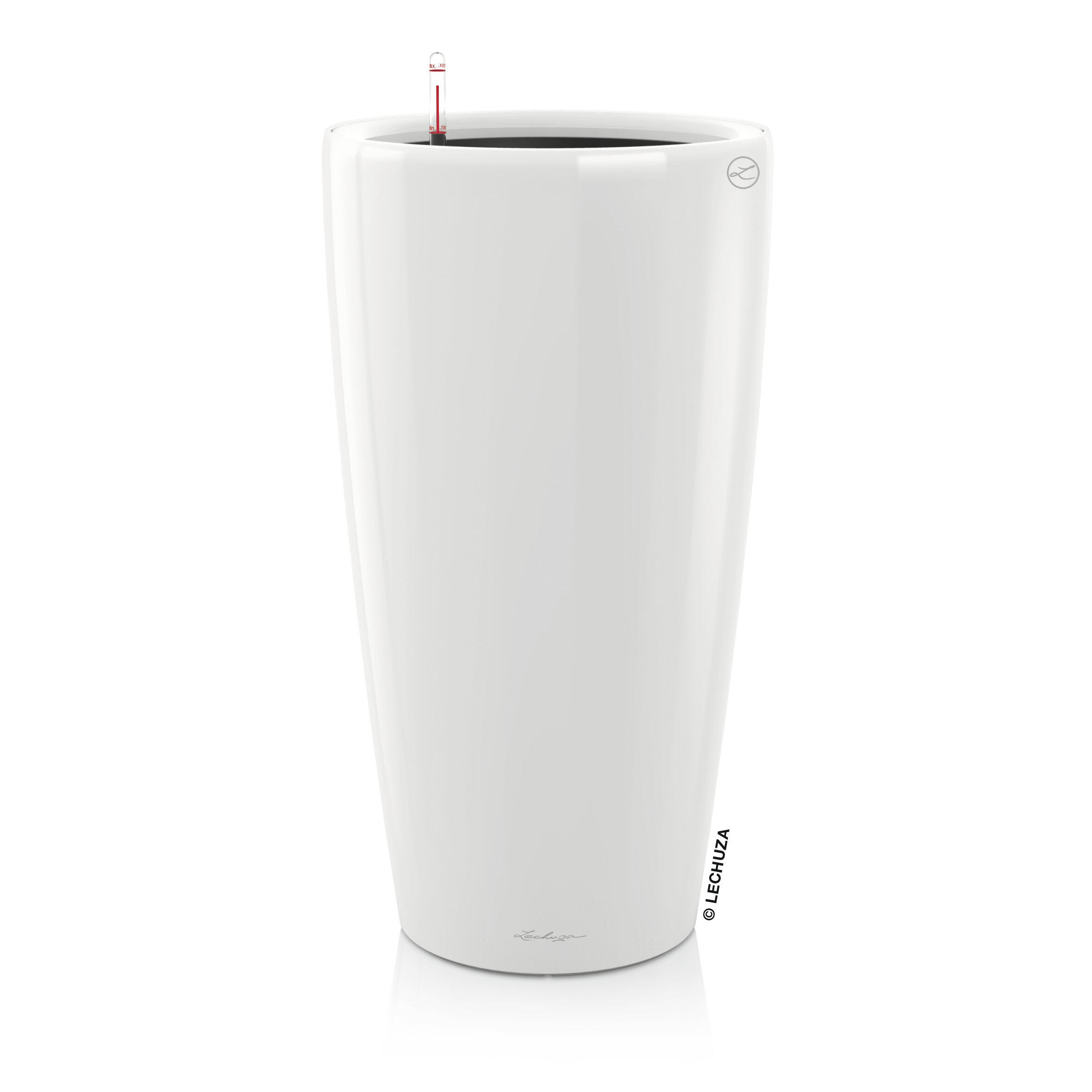 Vaso autoirrigante Rondo Premium LECHUZA in polipropilene bianco H 75 x ø 40 cm - 5