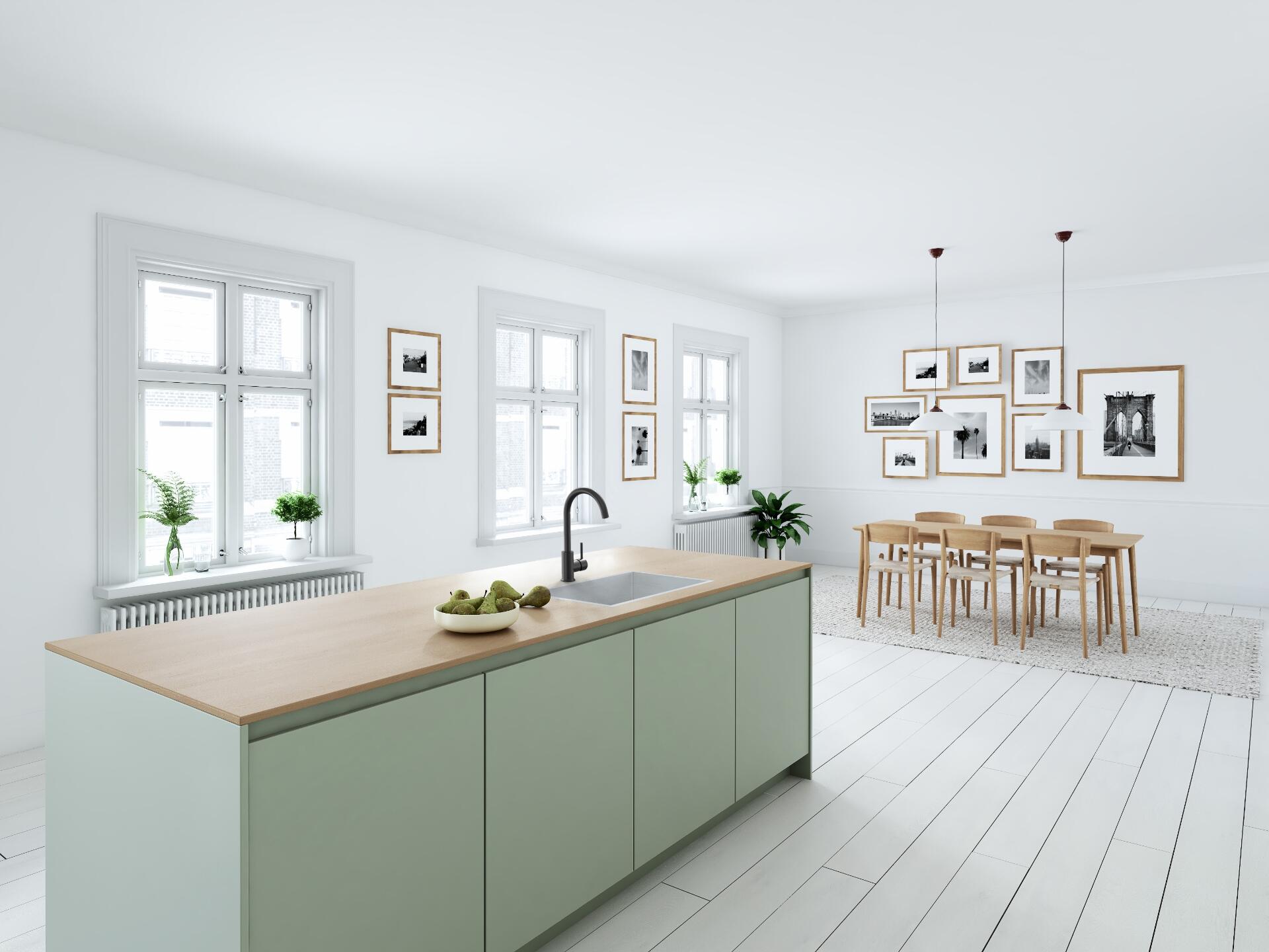 Mitigeur cuisine bec haut - Noir - Kiwo - 5