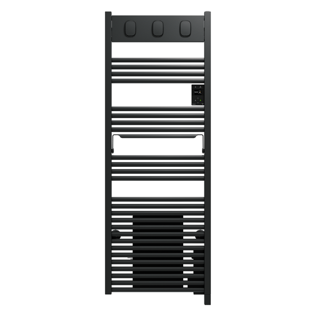 Sèche-serviettes électrique à inertie fluide 1750W Marapi 2 SAUTER anthracite