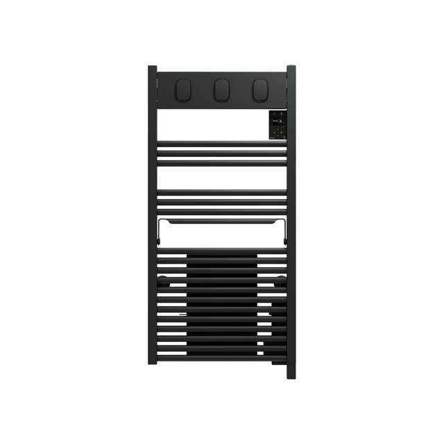 Sèche-serviettes électrique à inertie fluide 1500W Marapi 2 SAUTER anthracite