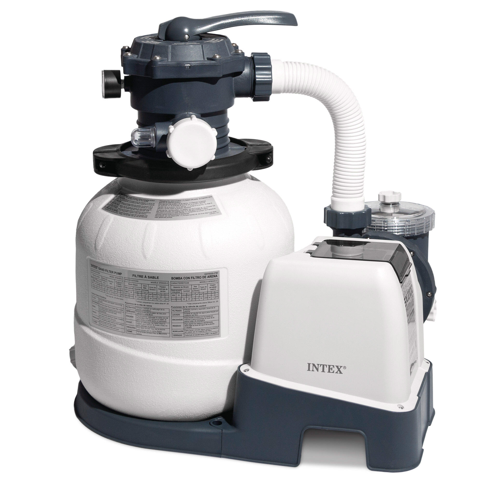 Monobloco 7900L/h 0,30CV pisicna até 37 m³ Intex - 2