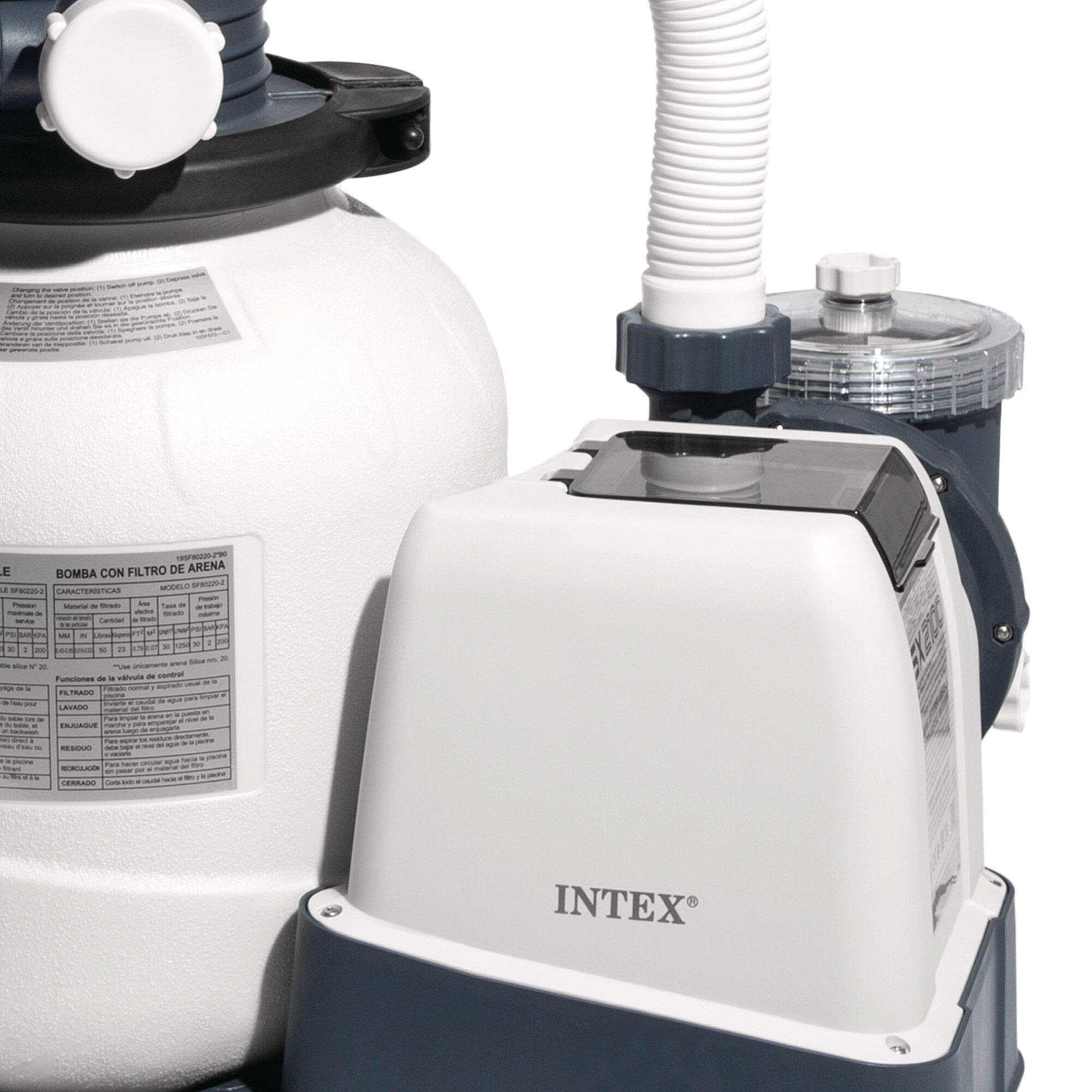 Monobloco 7900L/h 0,30CV pisicna até 37 m³ Intex - 11
