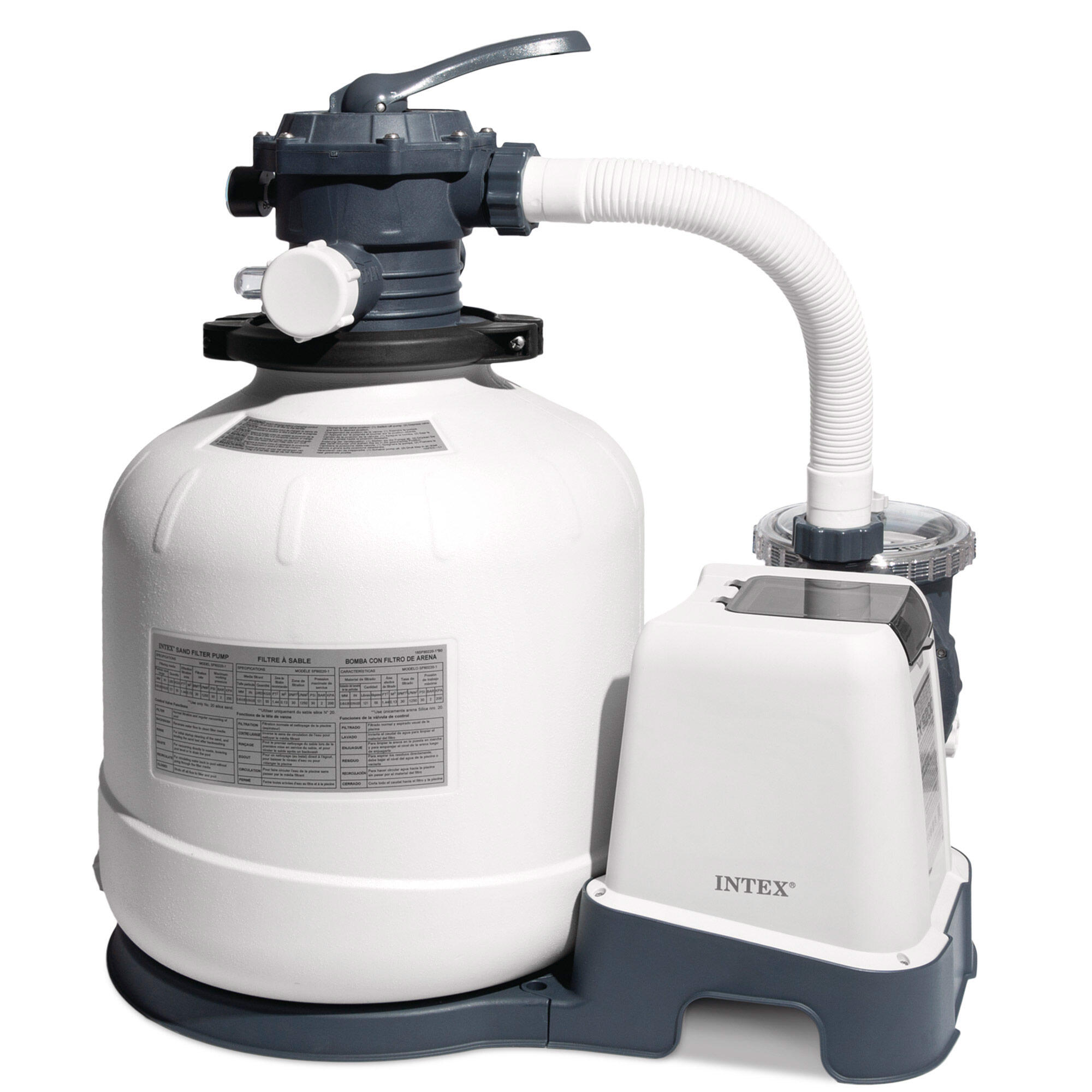 Monobloco 12000L/h 0,75V pisicna até 66,6 m³ Intex - 2