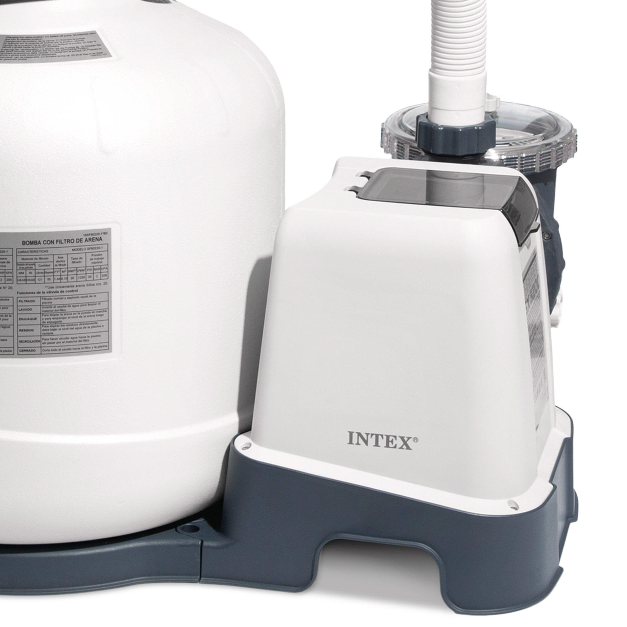 Monobloco 12000L/h 0,75V pisicna até 66,6 m³ Intex - 5