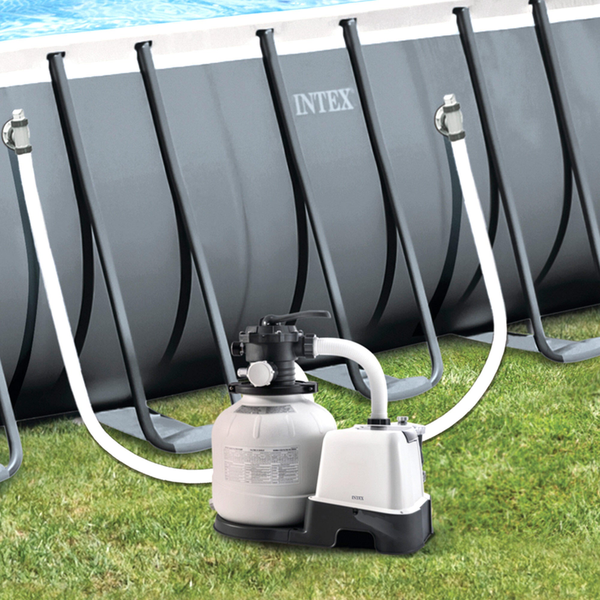 Monobloco+clorador salino 56800L Intex - 4
