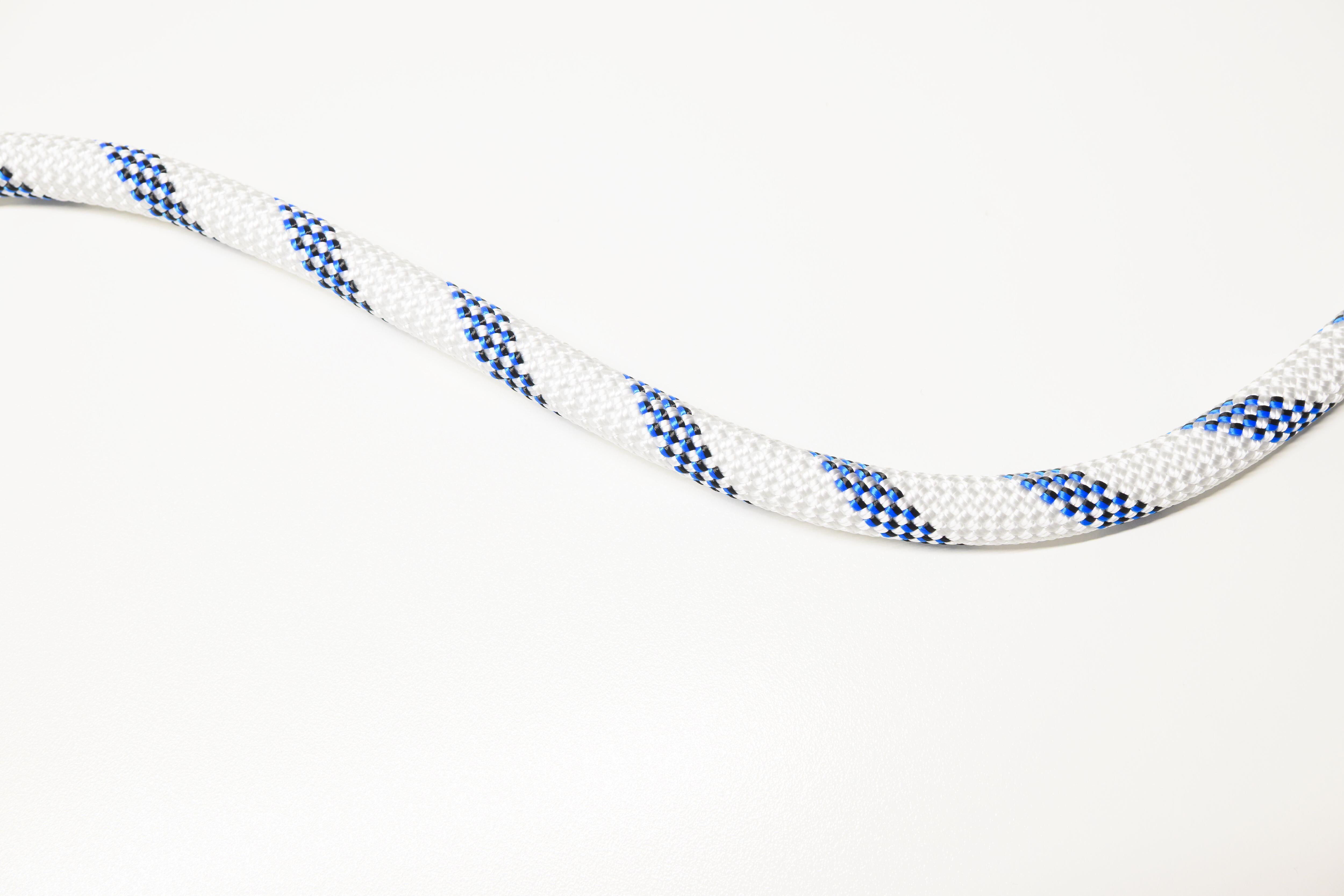 CUERDA SEMIESTÁTICA EN1891 TIPO A 10.5MM. 100M BLANCA Y PINTAS AZULES ROMBULL - 3