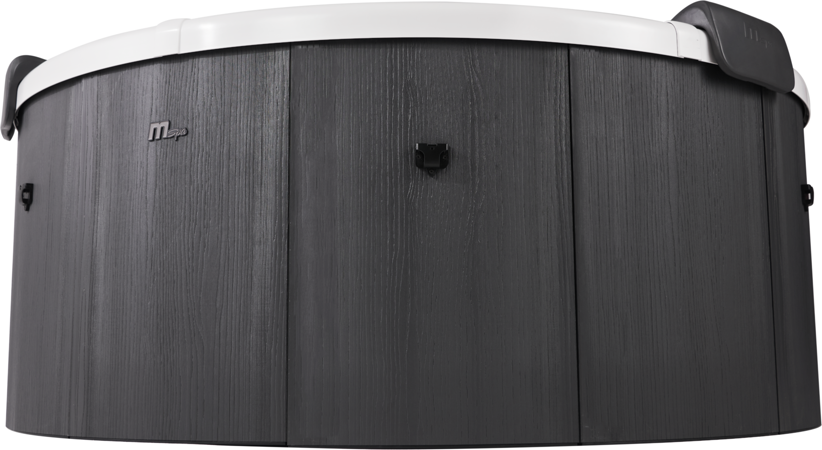 Spa de exterior hinchable blanco redondo de ø182 x 70 cm para 4 personas con cubierta incluida y wifi mspa