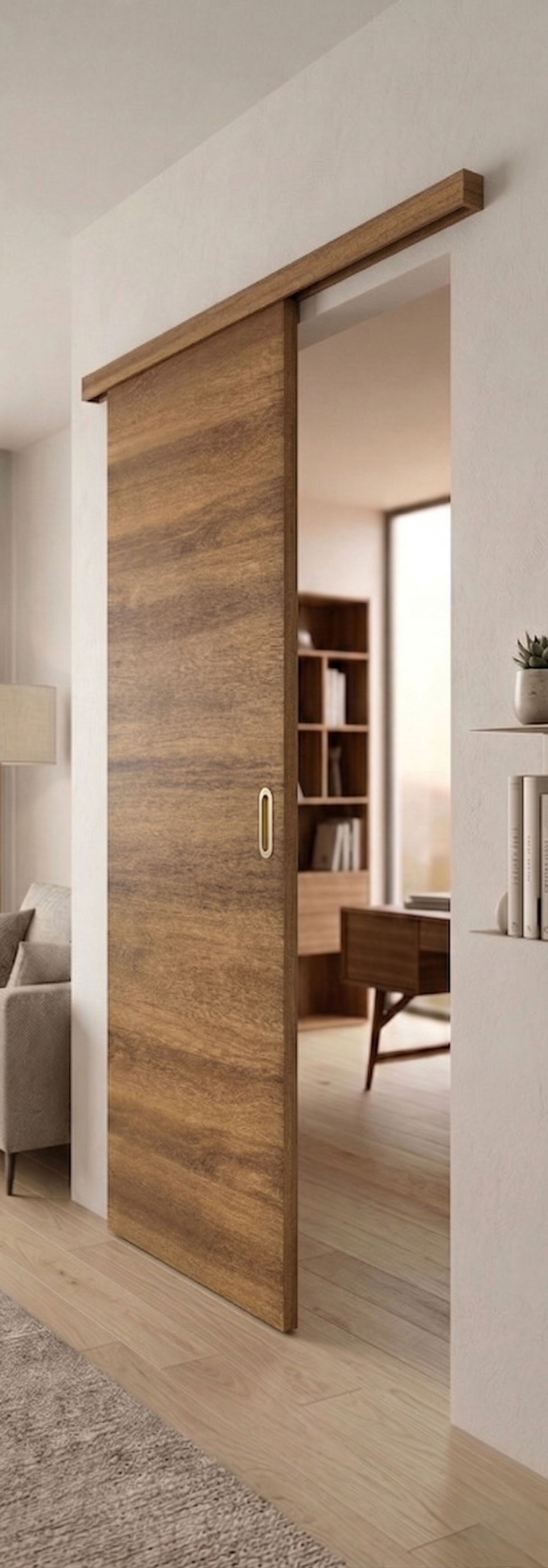 HOJA VINILO NOGAL 82,5CM - 2