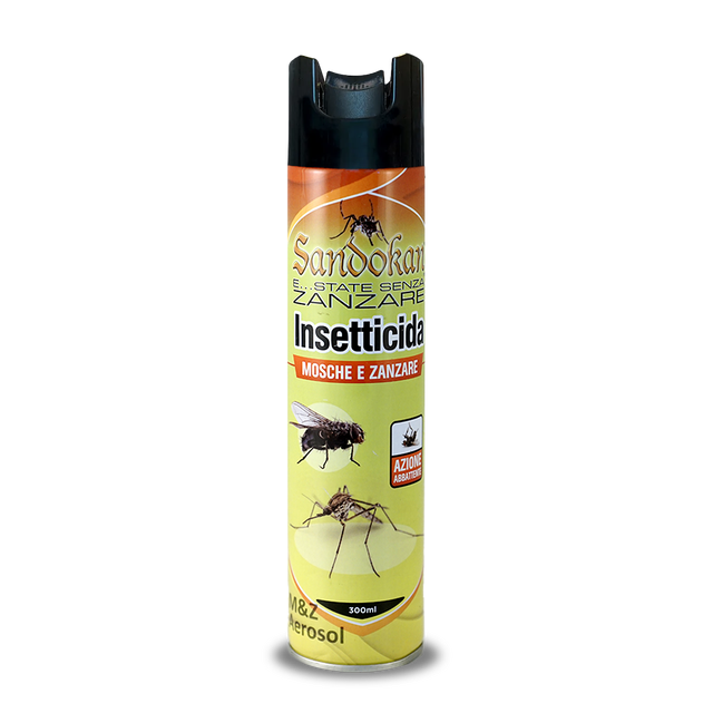 Insetticida spray per mosche e zanzare SANDOKAN 300 ml