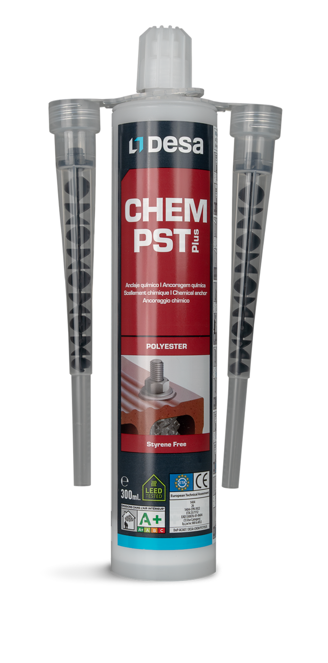 ANCLAJE QUIMICO POLIESTER CHEM PST PLUS 300ML DESA