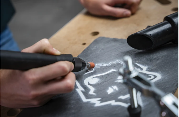 Lot de 5 meules sur tige pour multimatière WOLFCRAFT, Diam.Entre 10 et 20 mm - 4