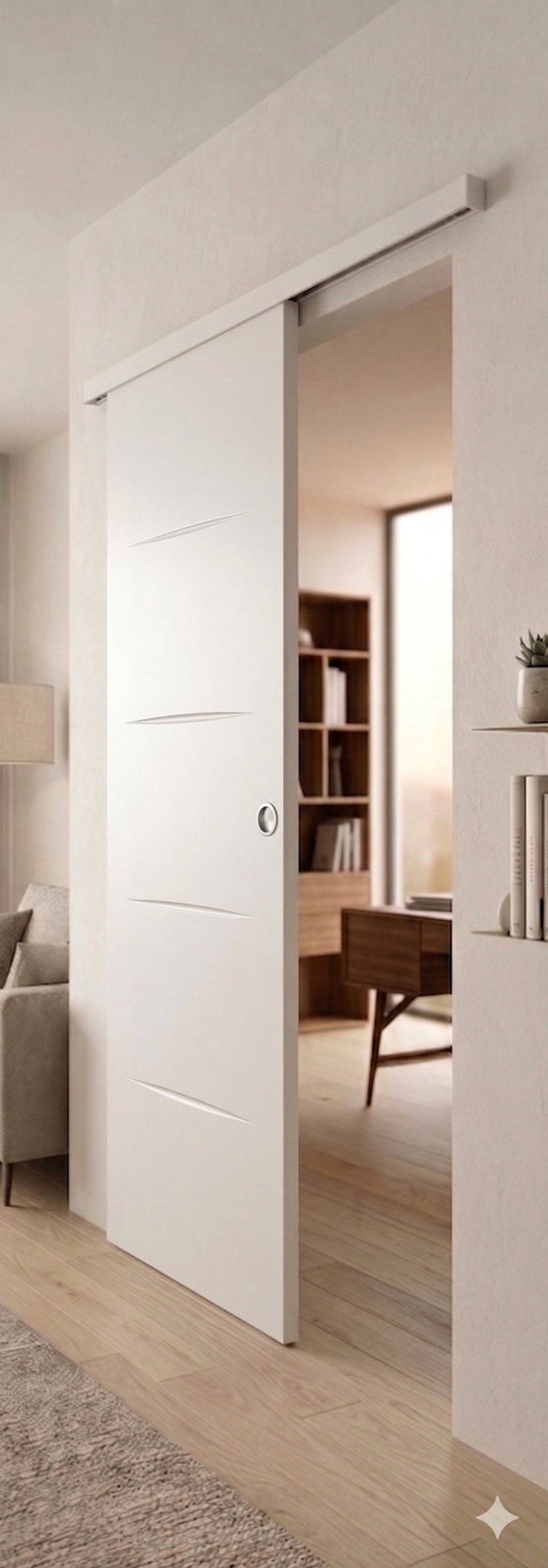 HOJA LU5 LACADA BLANCA CIEGA 62,5CM - 2