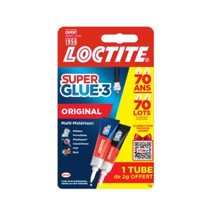 Lot De 12 Tubes De Colle Cyanoacrylate – Super Glue Instantanée, 3g Chacun – Séchage 60s