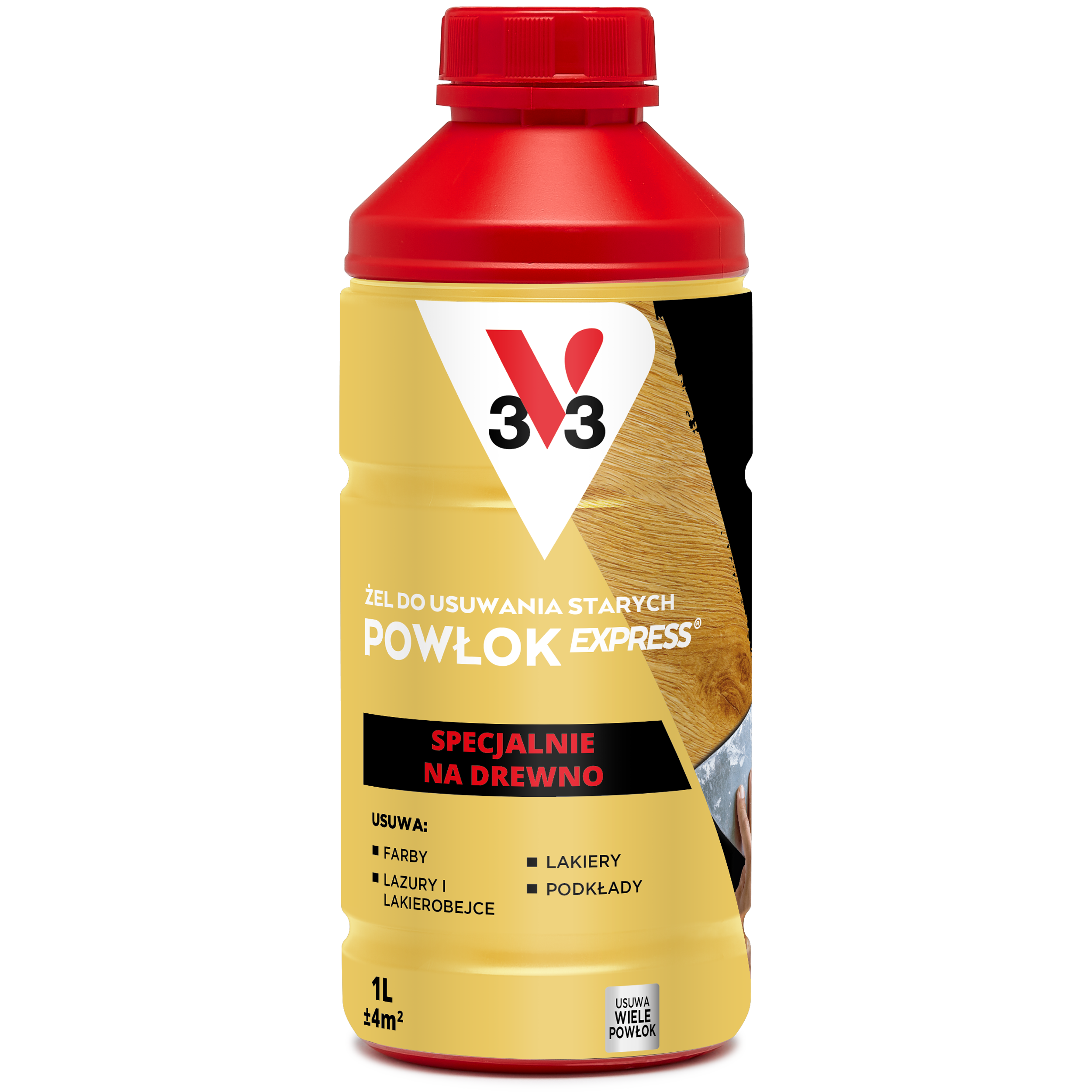 Środek do usuwania powłok z drewna 1 l V33