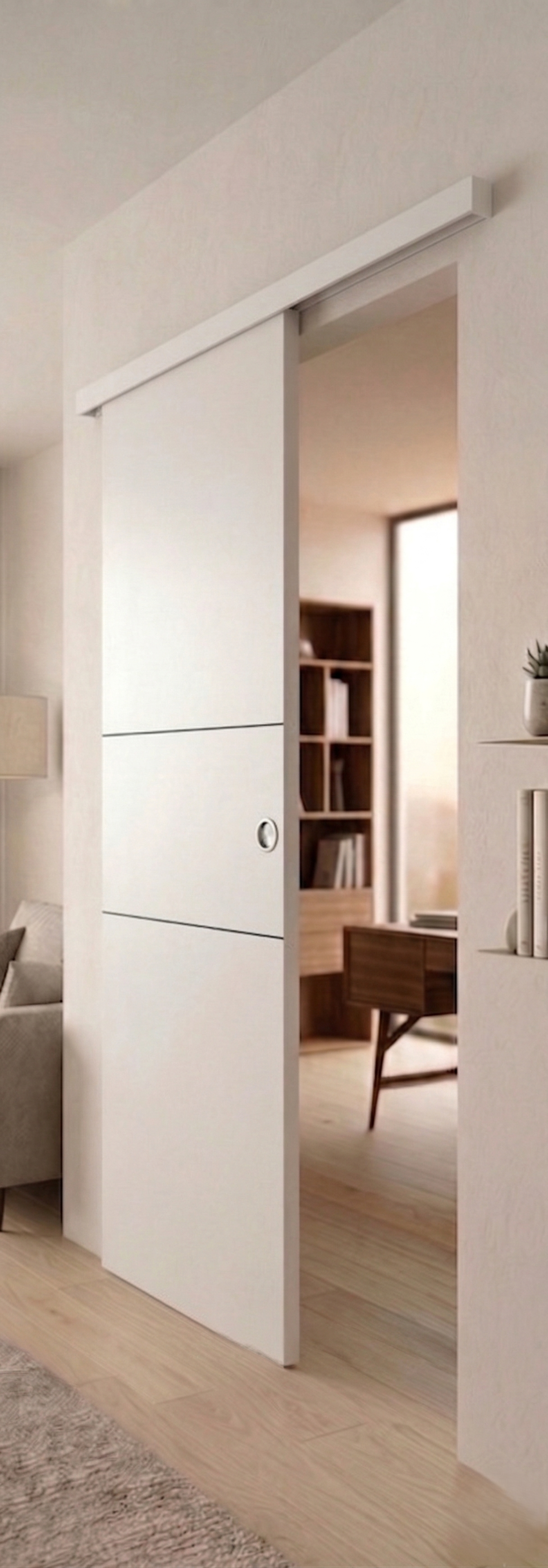 HOJA LACADA BLANCA NEGRA VT2 72,5CM - 2