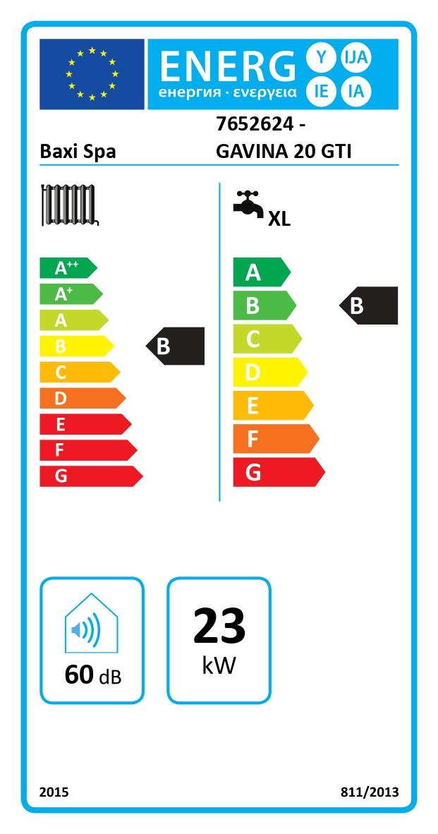 Caldera de gasóil BAXI Gavina Plus Eco 20 GTI