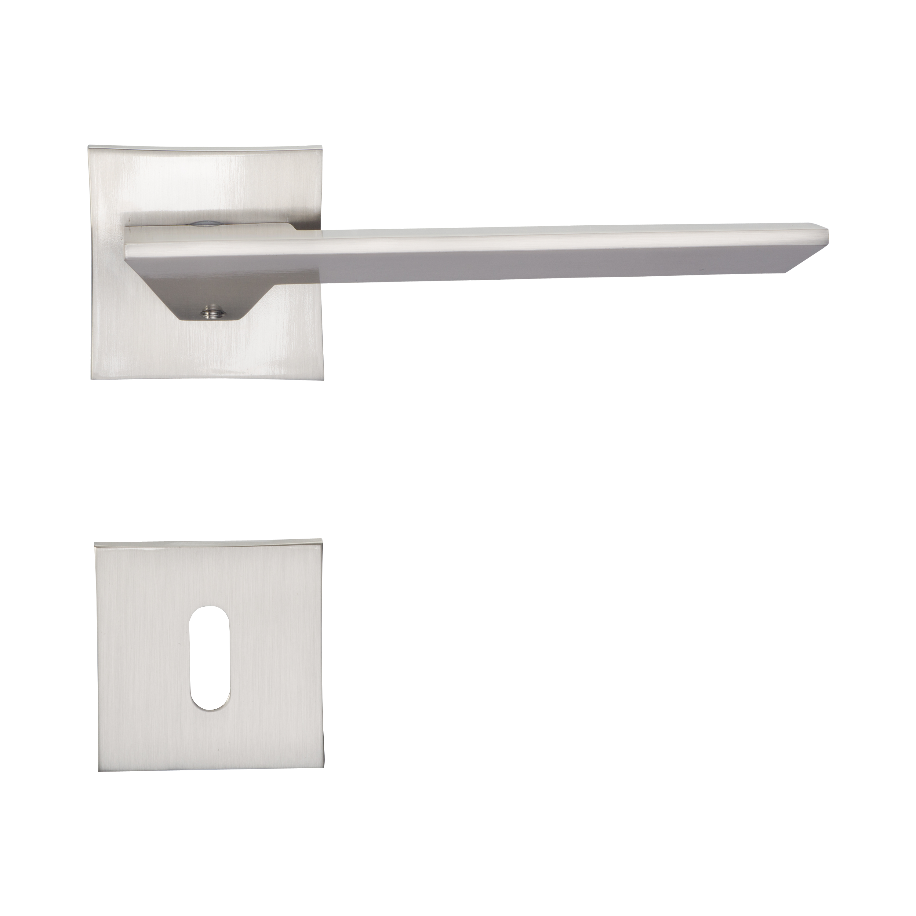 Maniglia per mobili in zama finitura nichel satinato e 96 mm | Leroy Merlin