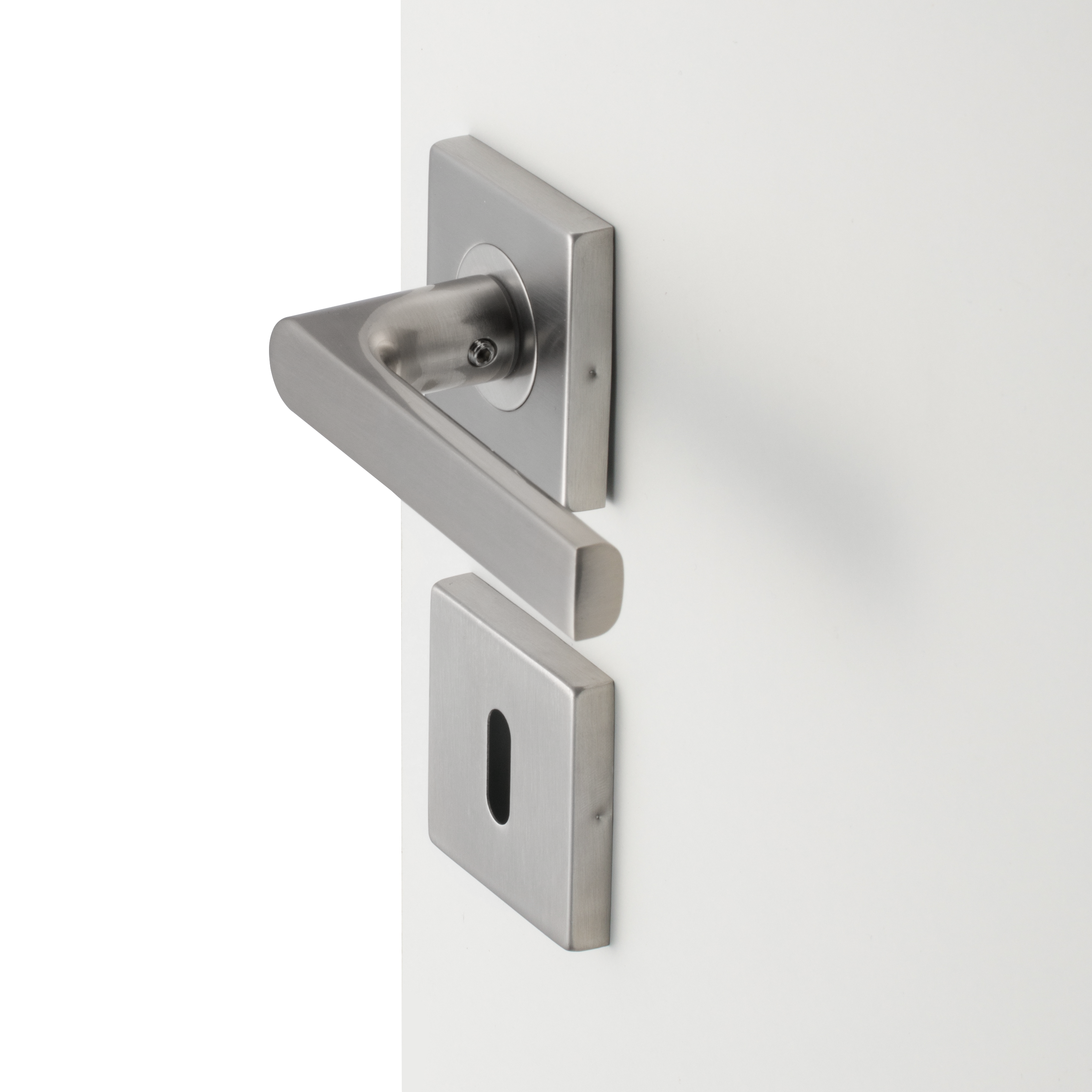 Puxador de porta roseta INSPIRE DIANA INOX - 4